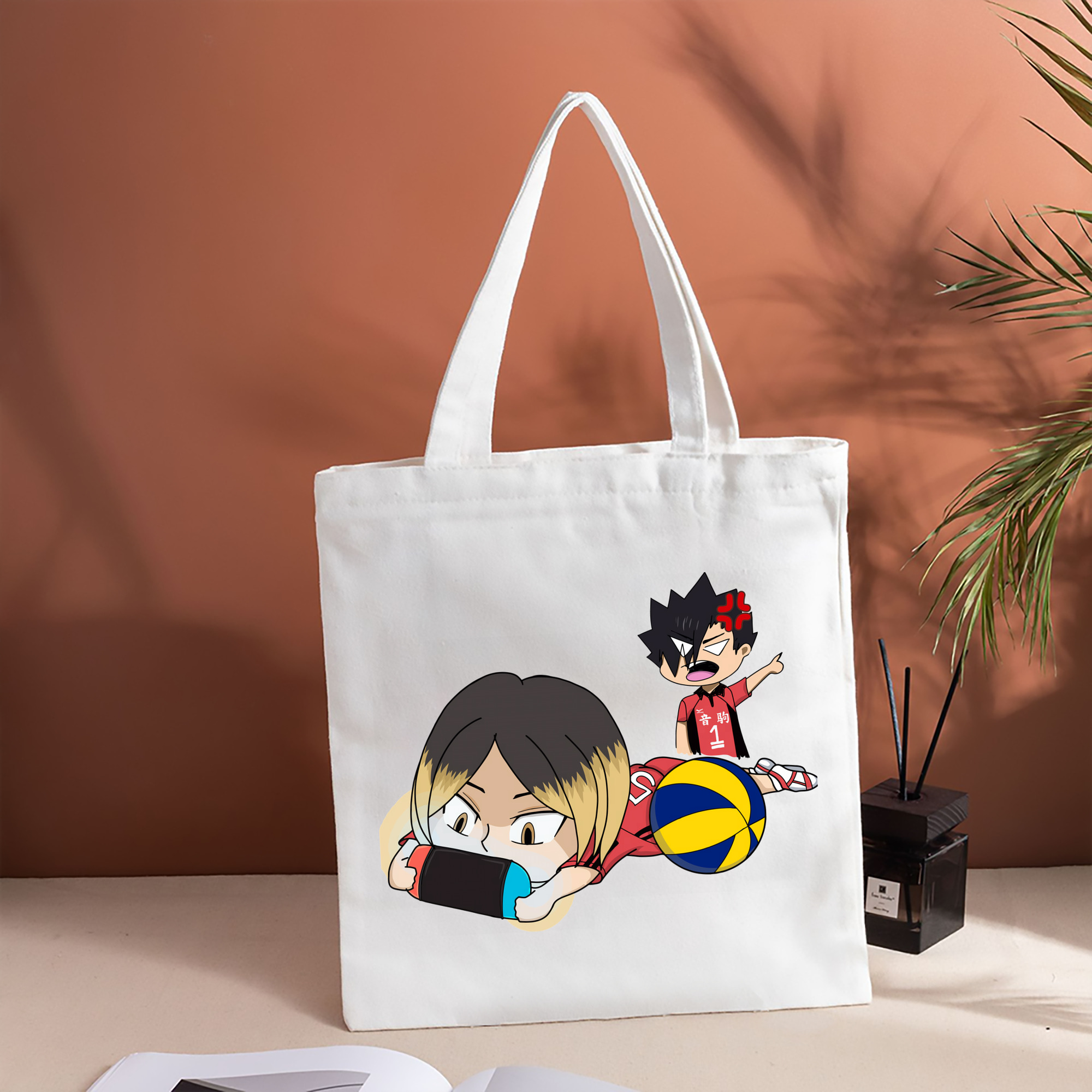 ハイキュー!! Haikyu!! 縦型キャンバス生地手提げバッグ　トートバッグ