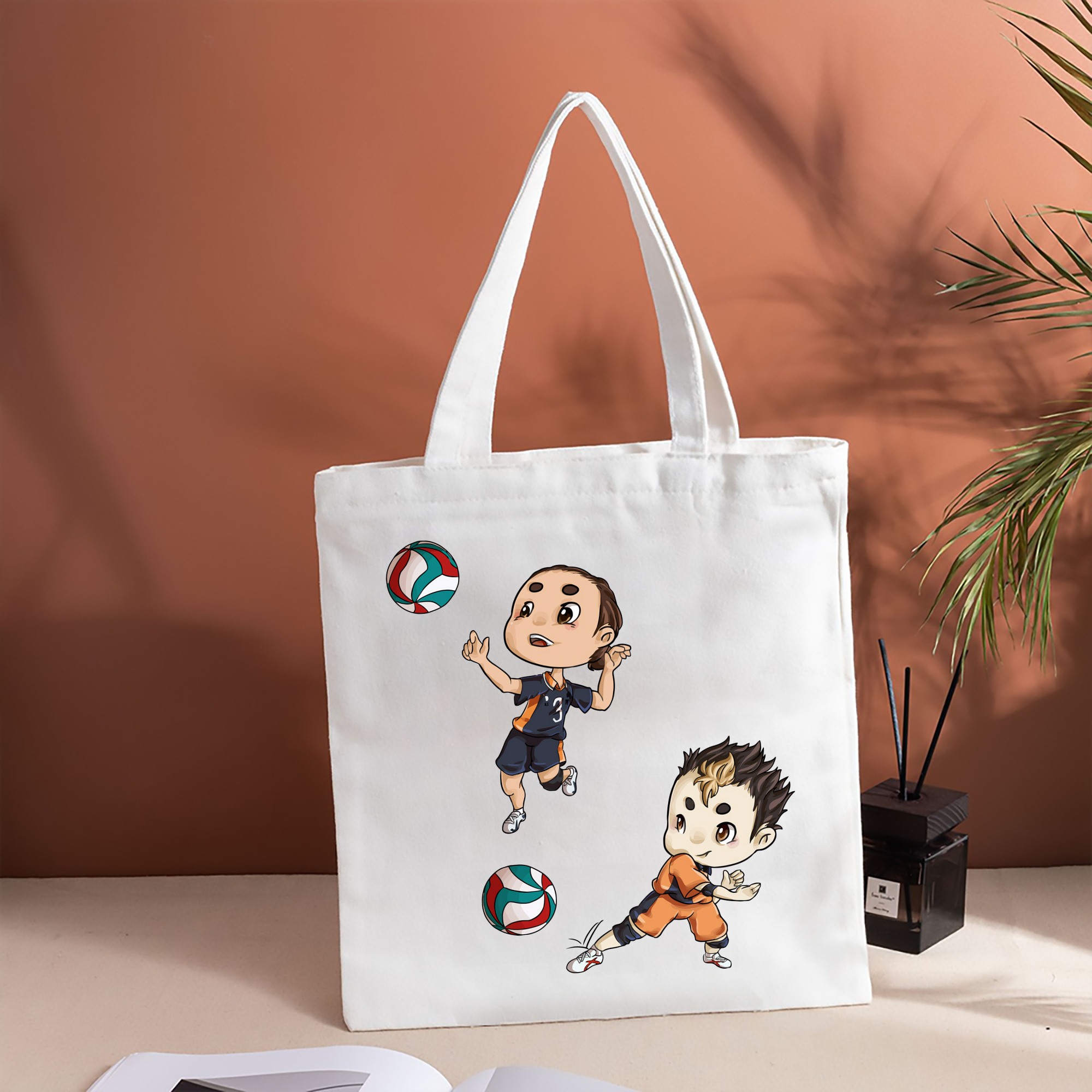 ハイキュー!! Haikyu!! 縦型キャンバス生地手提げバッグ　トートバッグ