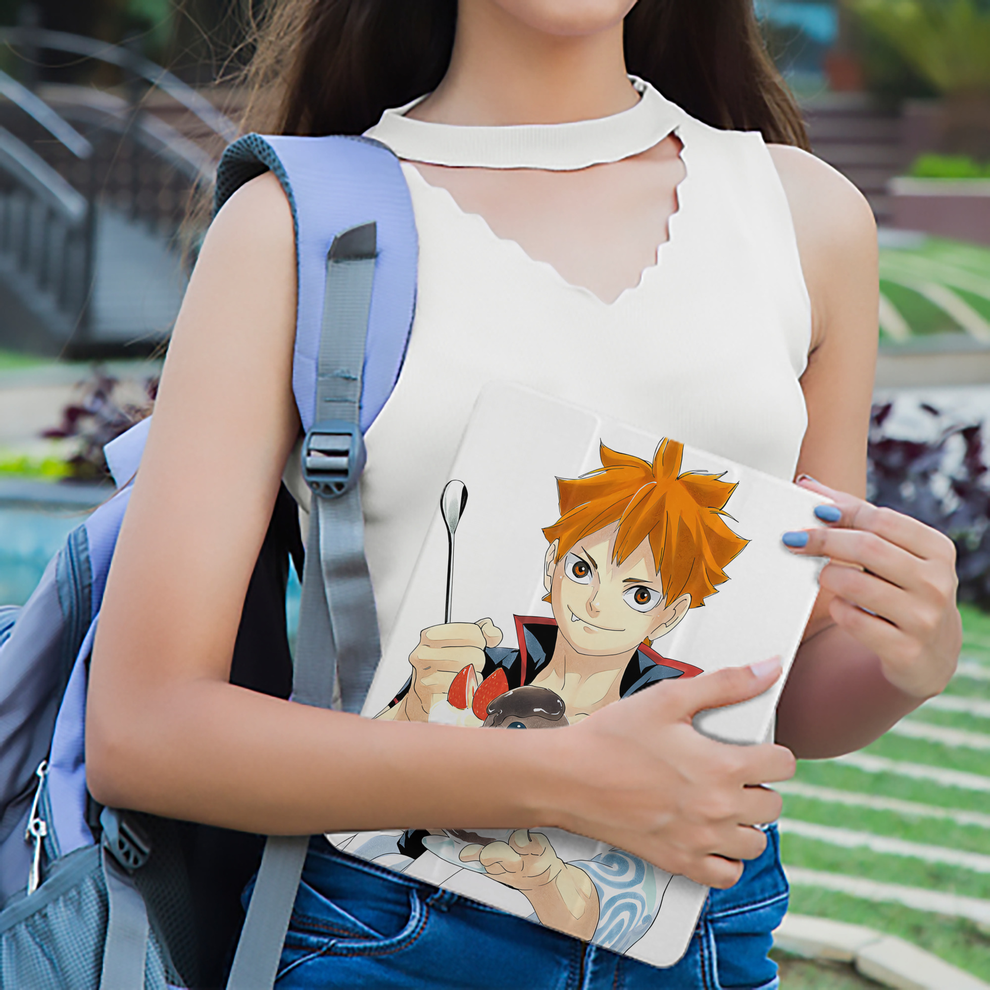 ハイキュー!! Haikyu!! IPad ケース ペン収納付き 三つ折りスタンド PUレザー×シリコン 対応機種9.5/10.5/10.9インチ
