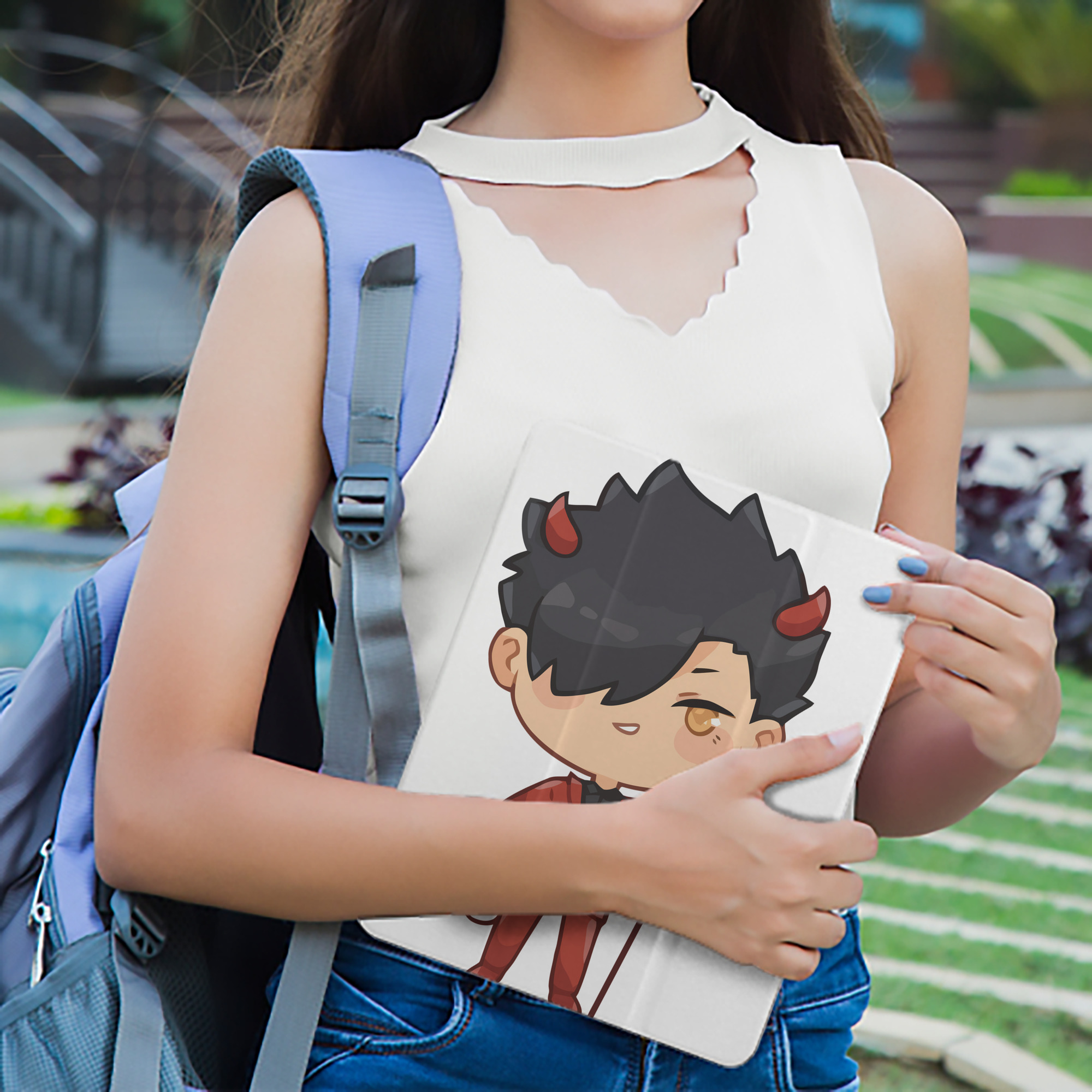 ハイキュー!! Haikyu!! IPad ケース ペン収納付き 三つ折りスタンド PUレザー×シリコン 対応機種9.5/10.5/10.9インチ