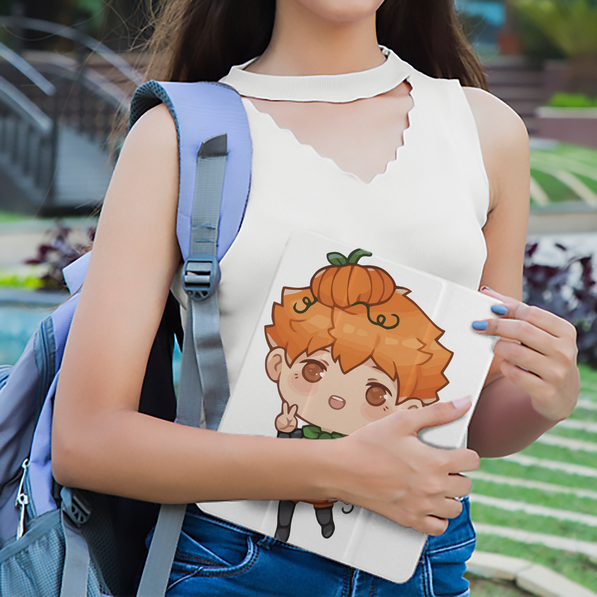 ハイキュー!! Haikyu!! IPad ケース ペン収納付き 三つ折りスタンド PUレザー×シリコン 対応機種9.5/10.5/10.9インチ