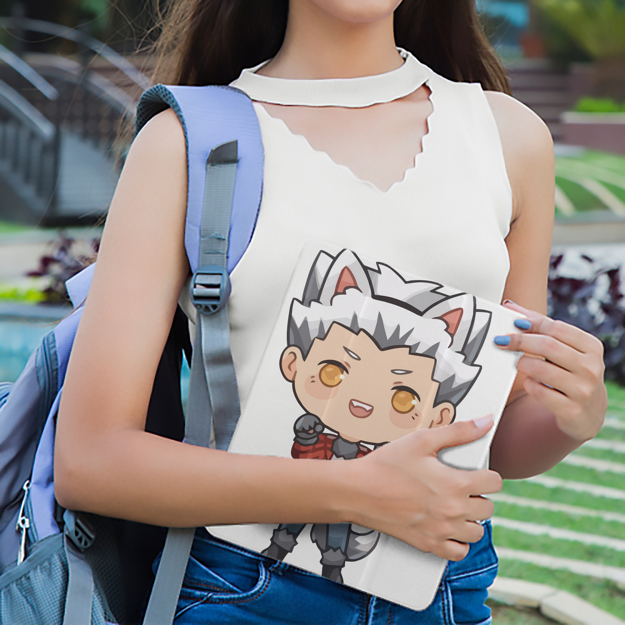ハイキュー!! Haikyu!! IPad ケース ペン収納付き 三つ折りスタンド PUレザー×シリコン 対応機種9.5/10.5/10.9インチ