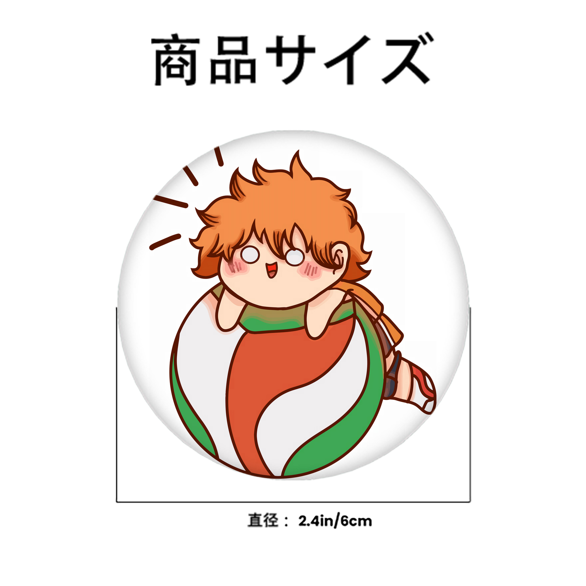 ハイキュー!! Haikyu!! 6cm 缶バッジ 複数セット