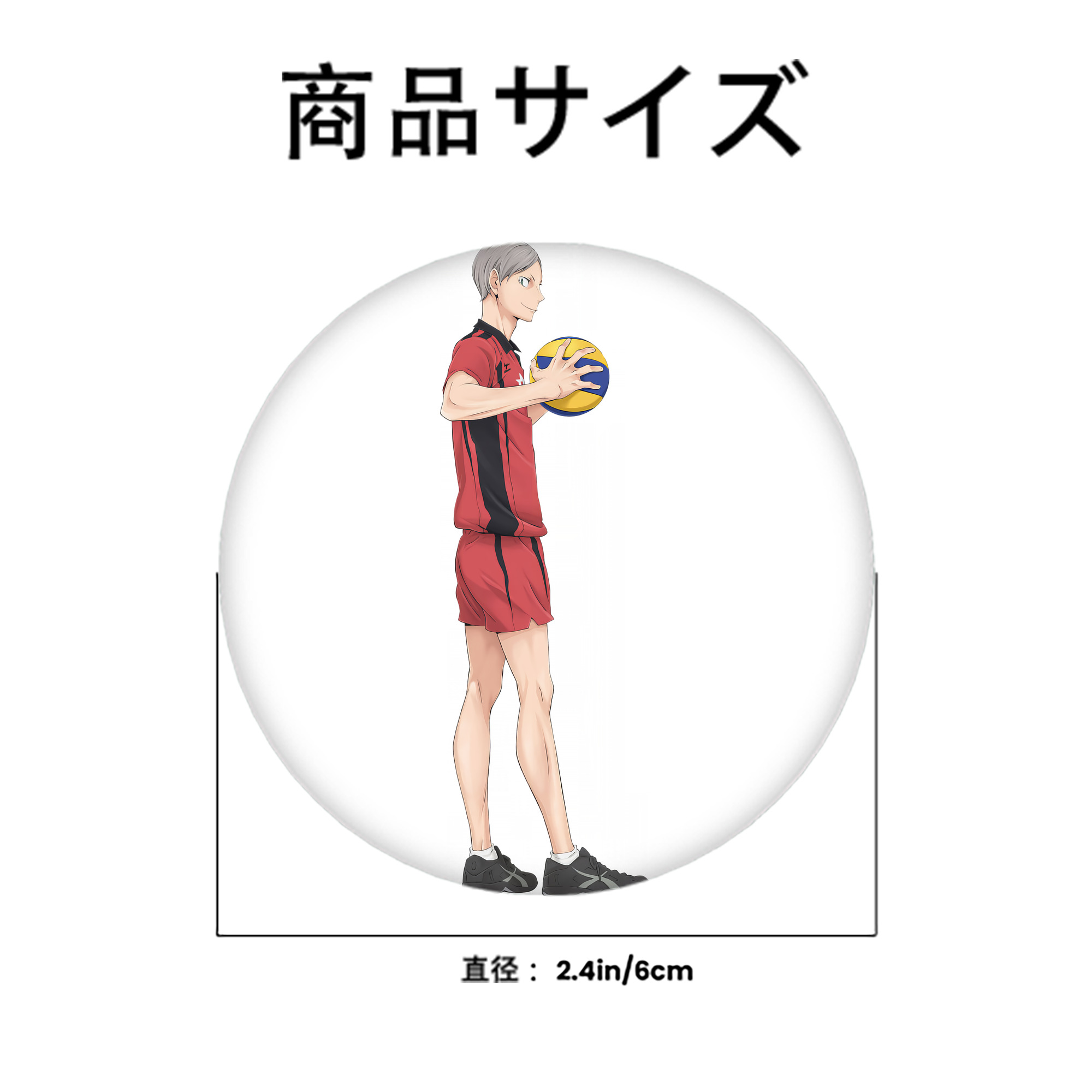 ハイキュー!! Haikyu!! 6cm 缶バッジ 複数セット