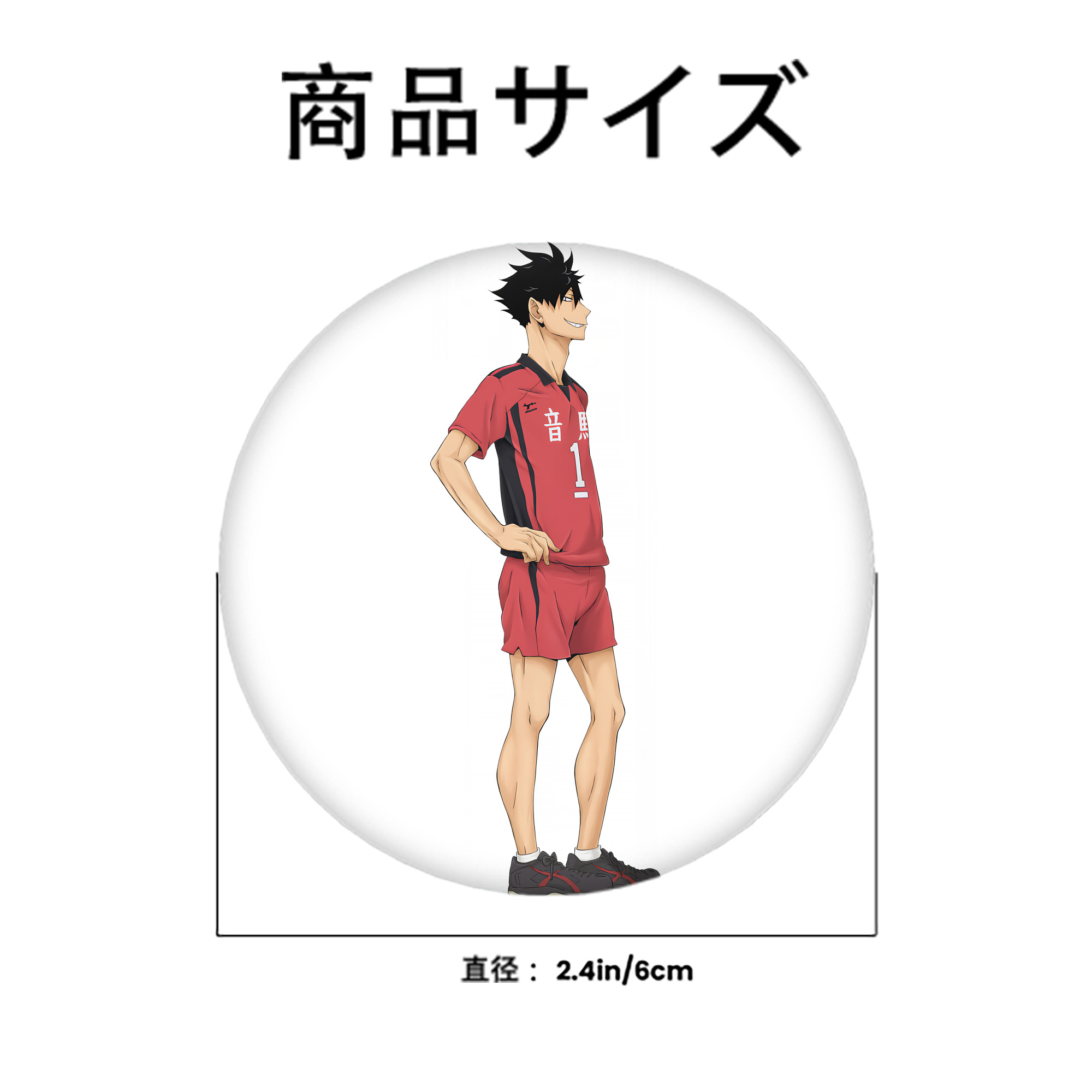 ハイキュー!! Haikyu!! 6cm 缶バッジ 複数セット