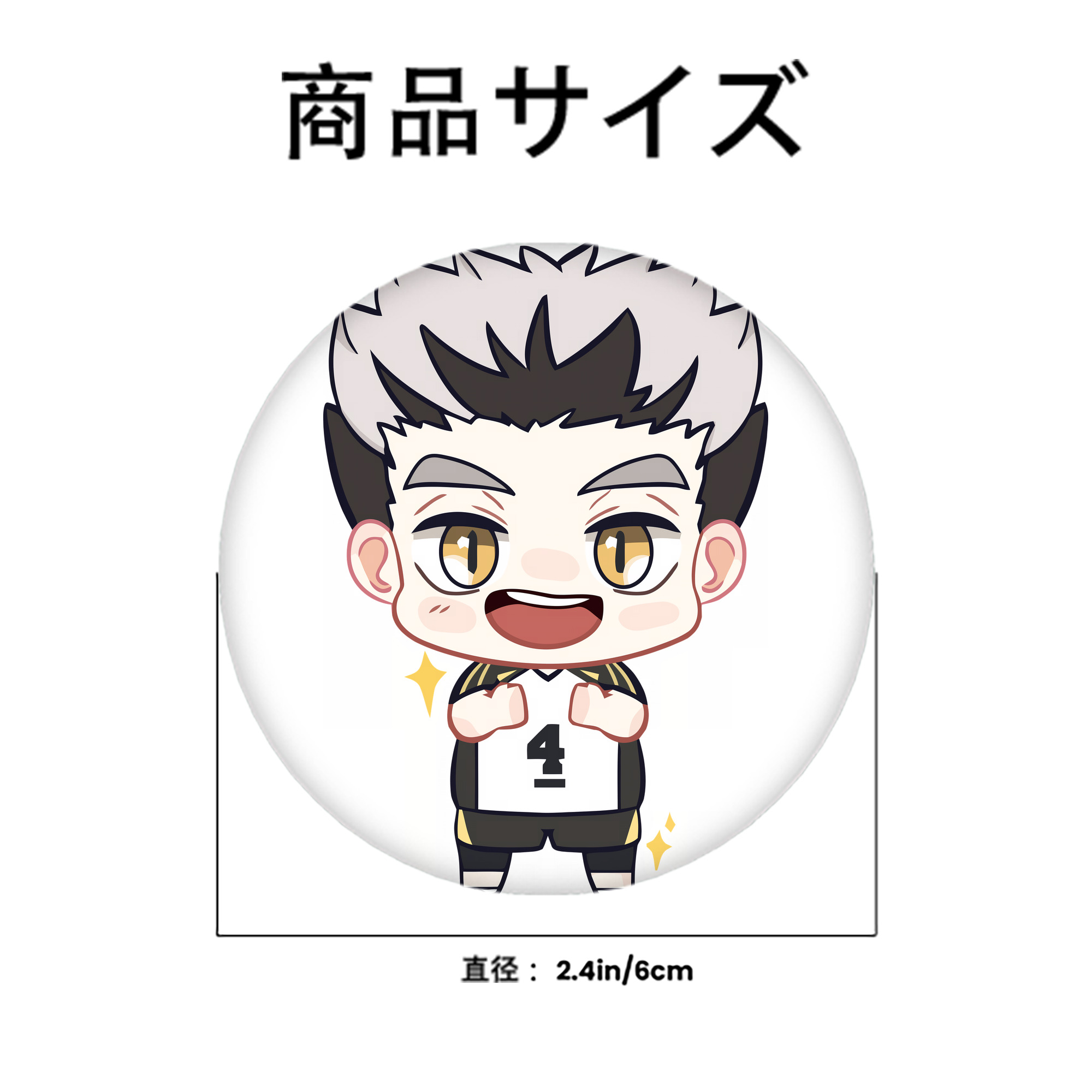ハイキュー!! Haikyu!! 6cm 缶バッジ 複数セット