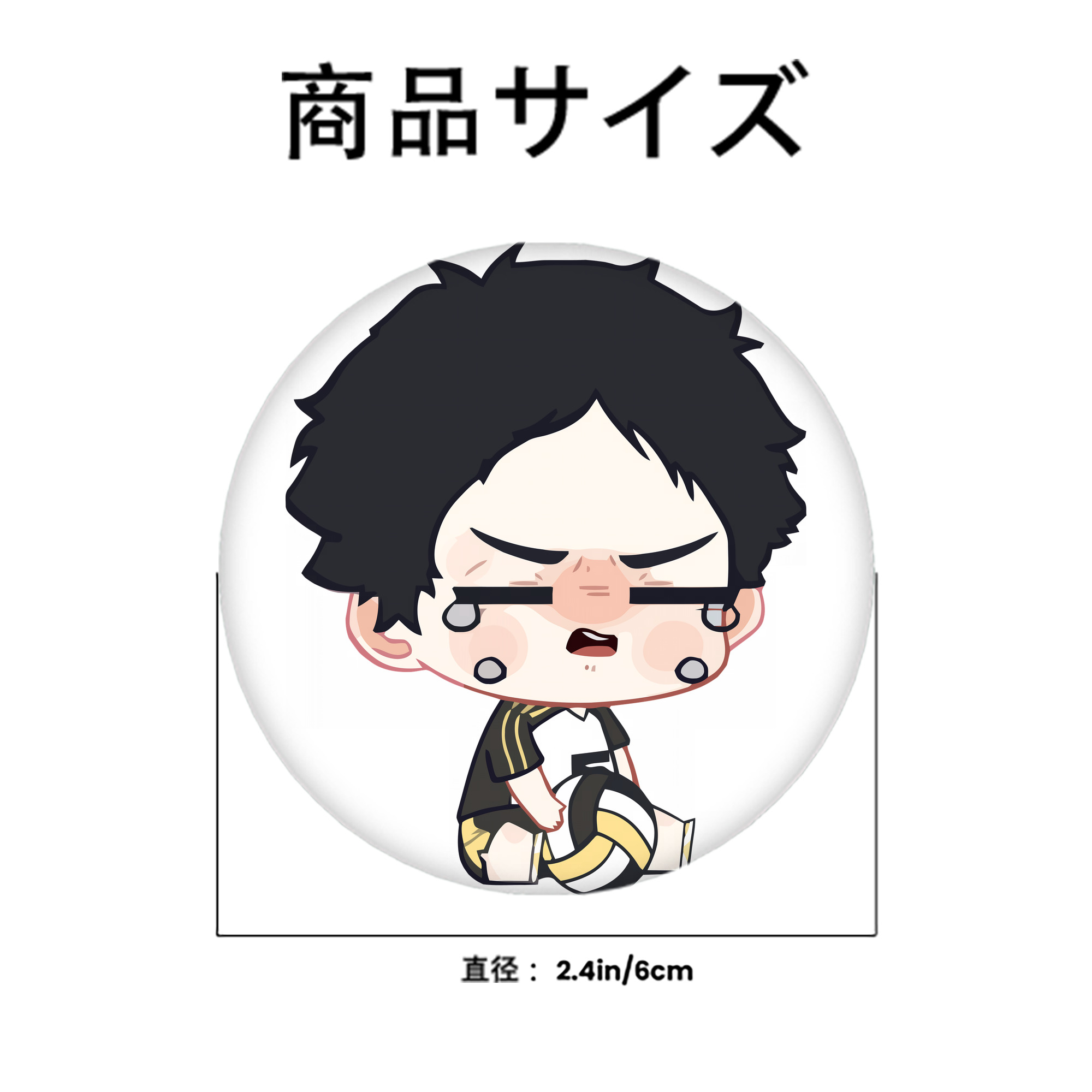 ハイキュー!! Haikyu!! 6cm 缶バッジ 複数セット