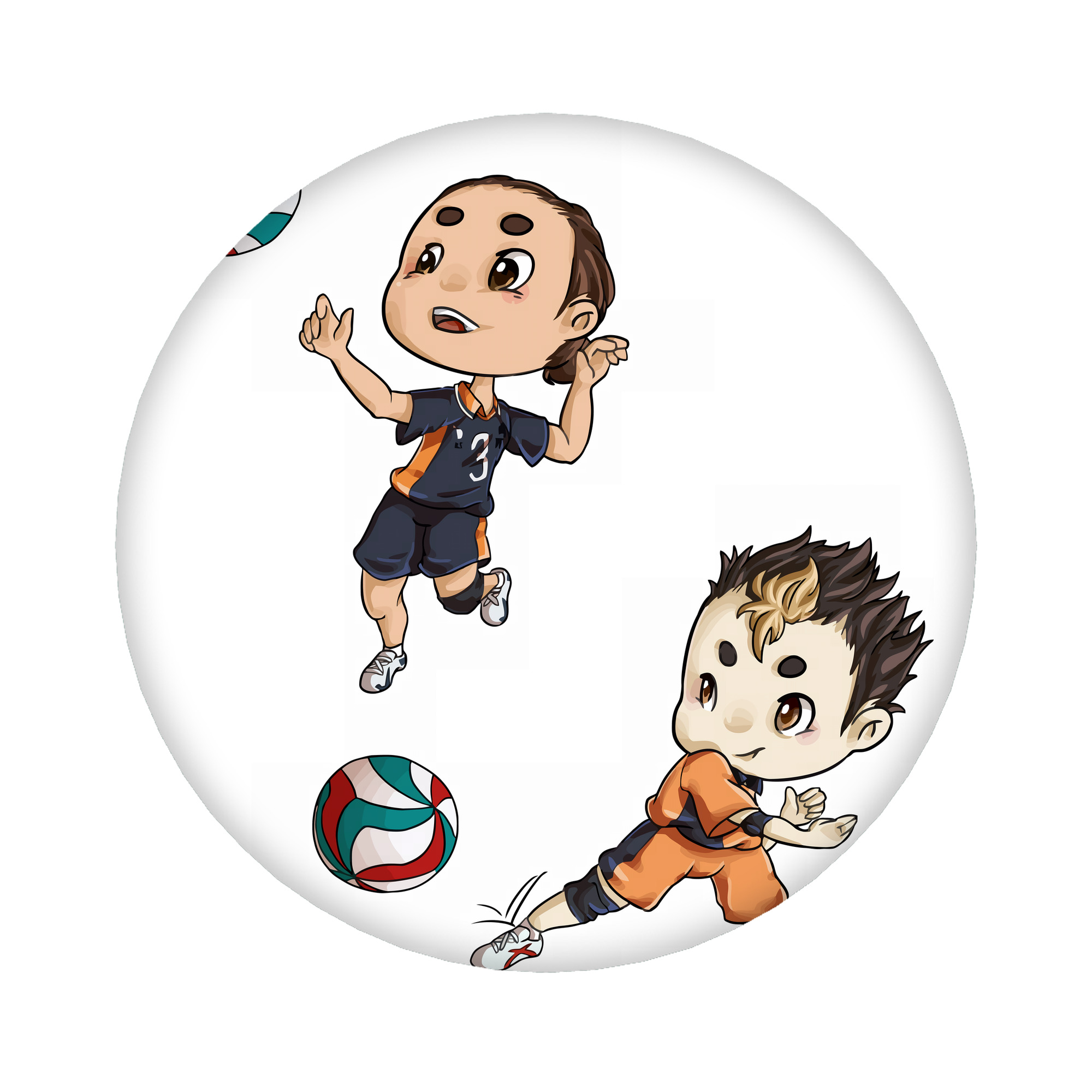 （画像用） ハイキュー!! Haikyu!! 6cm 缶バッジ 複数セット
