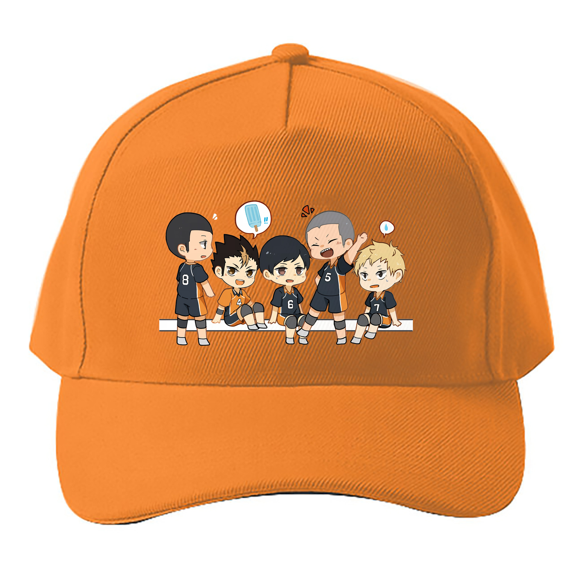 （画像用） ハイキュー!! Haikyu!! ベースボールキャップ 綿100％ 男女兼用 帽子 スポーツ
