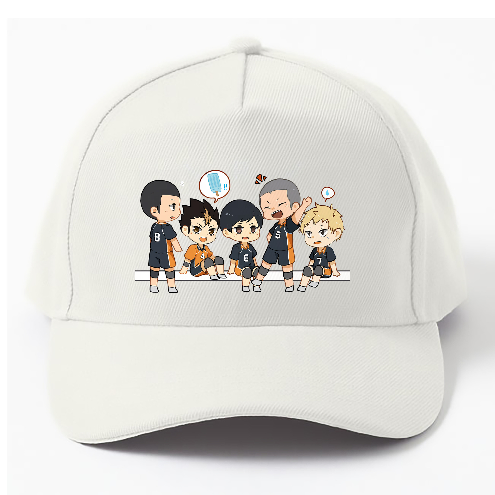 （画像用） ハイキュー!! Haikyu!! ベースボールキャップ 綿100％ 男女兼用 帽子 スポーツ