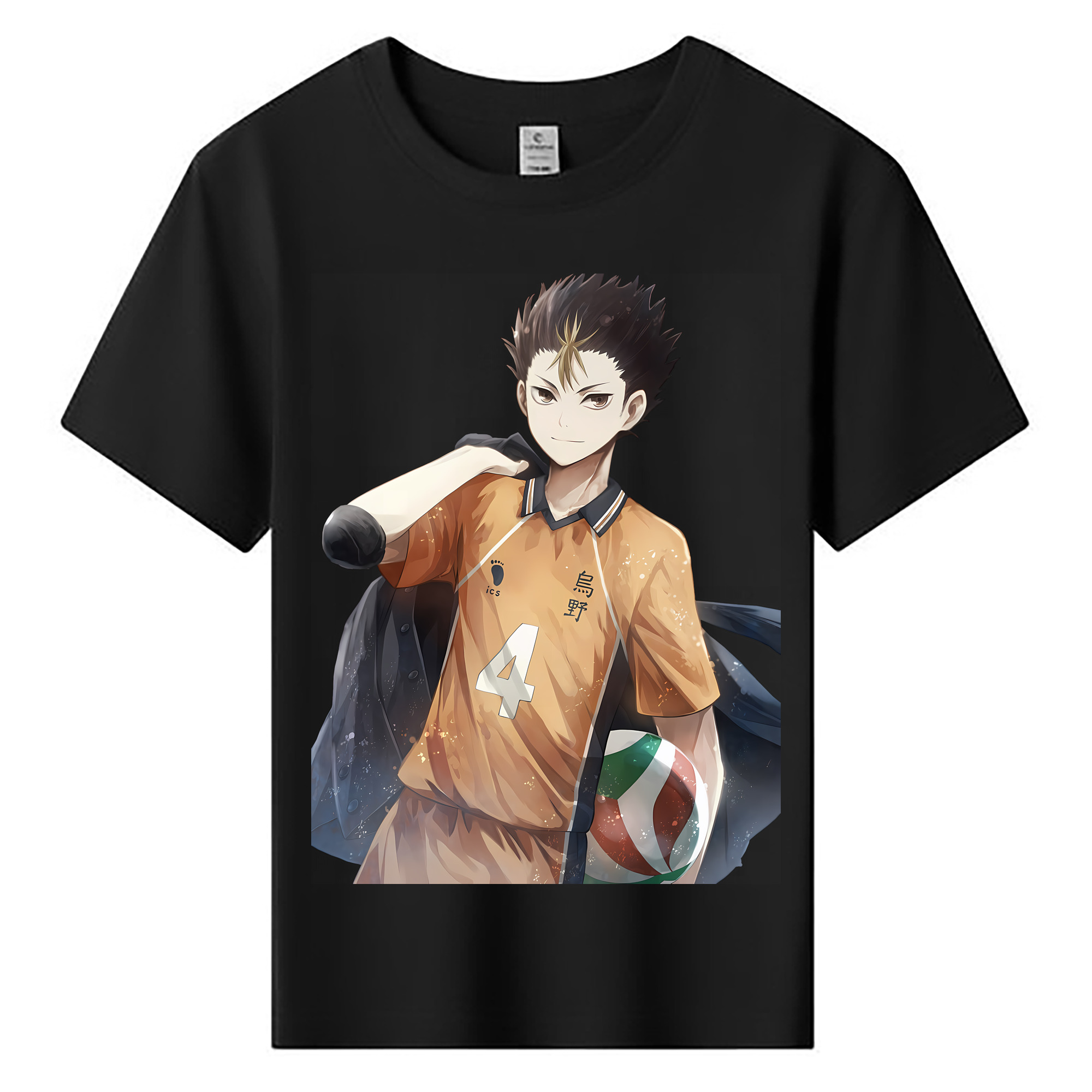 （画像用） ハイキュー!! Haikyu!! 綿100％キッズTシャツ（フロントプリント）