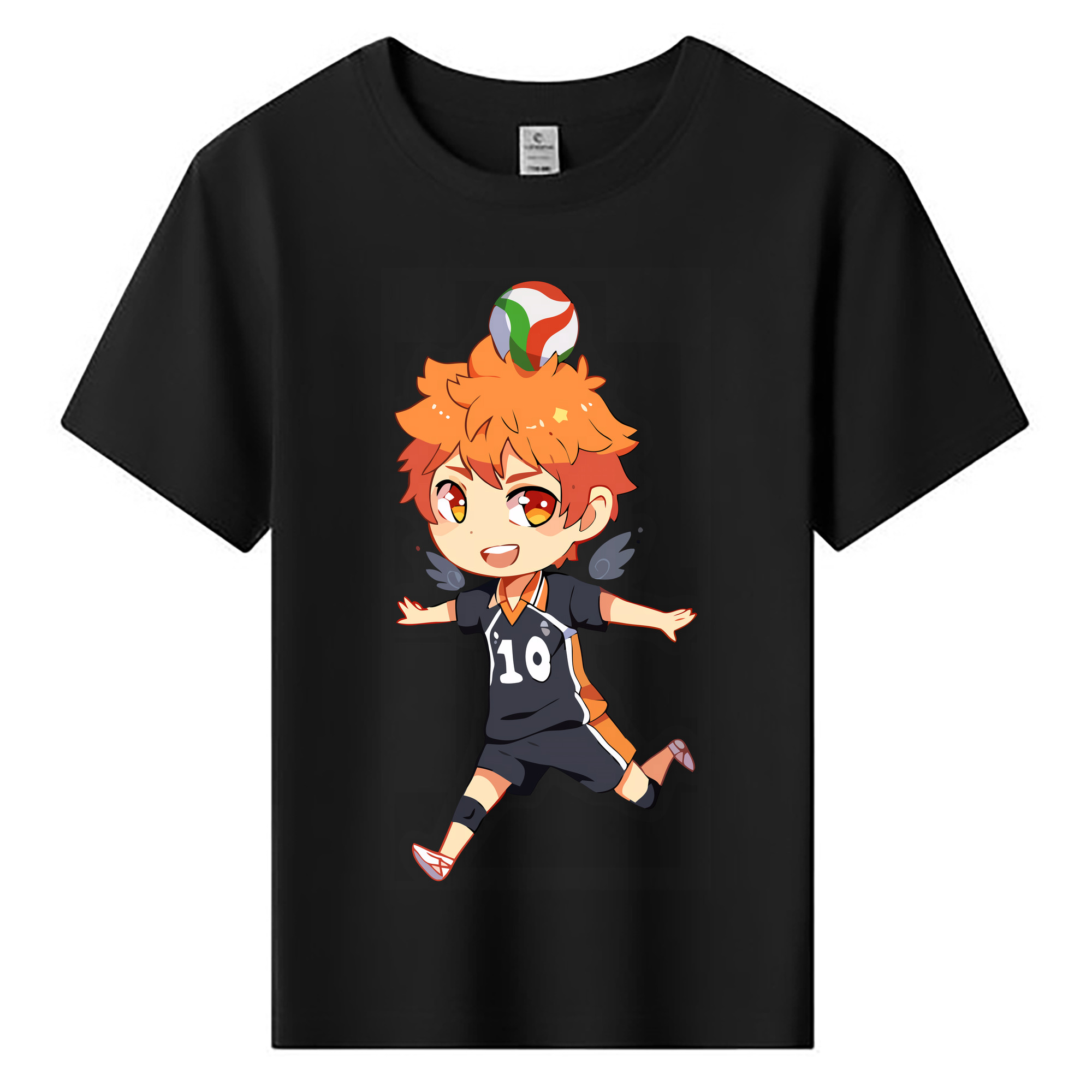 （画像用） ハイキュー!! Haikyu!! 綿100％キッズTシャツ（フロントプリント）