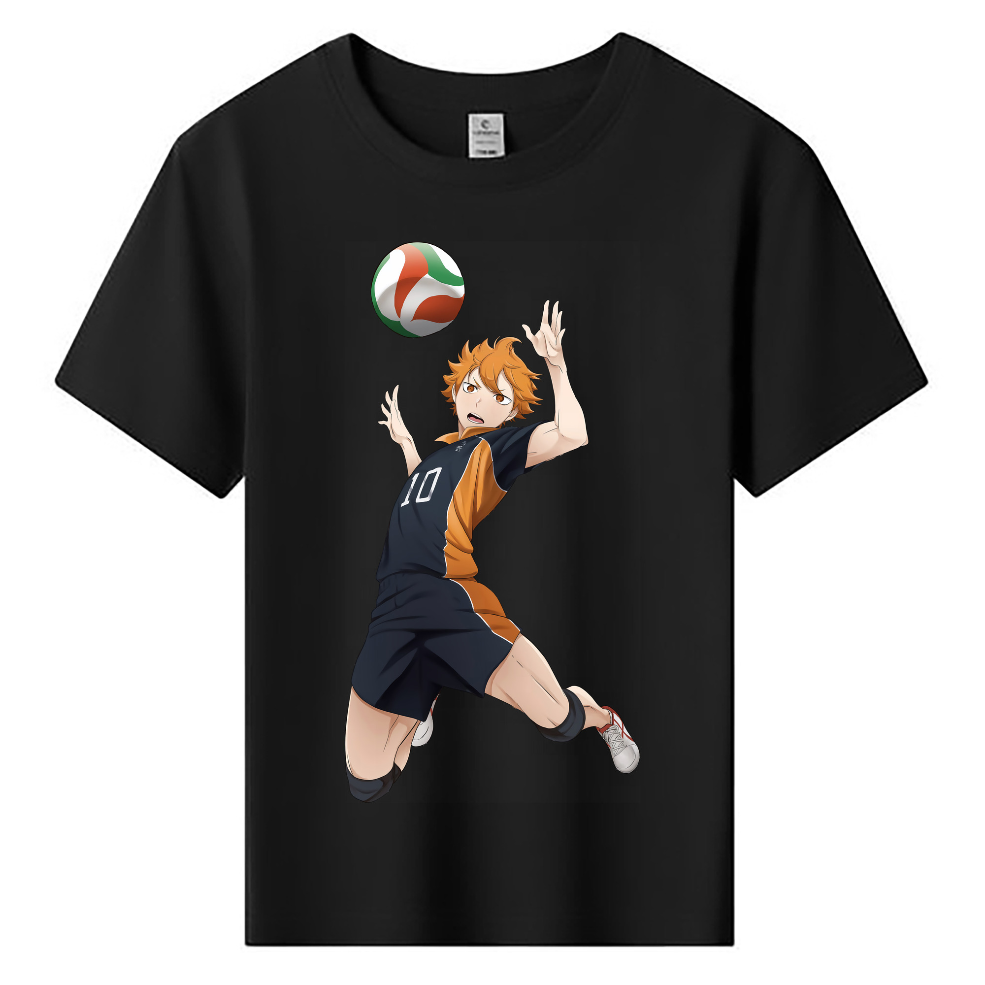 （画像用） ハイキュー!! Haikyu!! 綿100％キッズTシャツ（フロントプリント）
