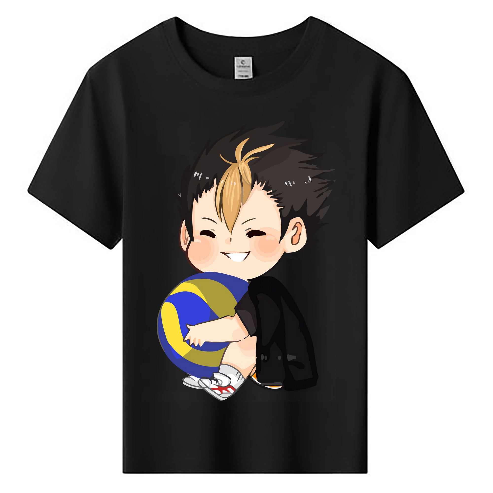 （画像用） ハイキュー!! Haikyu!! 綿100％キッズTシャツ（フロントプリント）