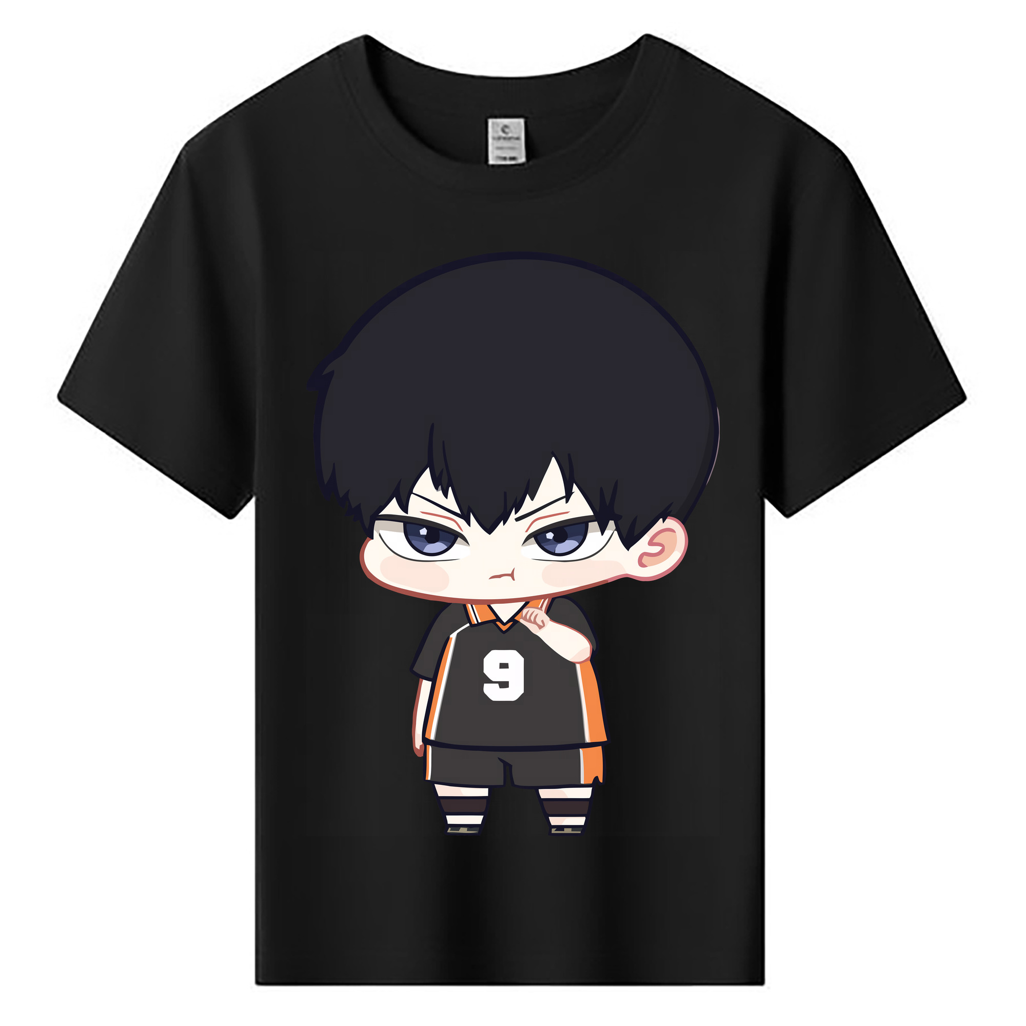 （画像用） ハイキュー!! Haikyu!! 綿100％キッズTシャツ（フロントプリント）