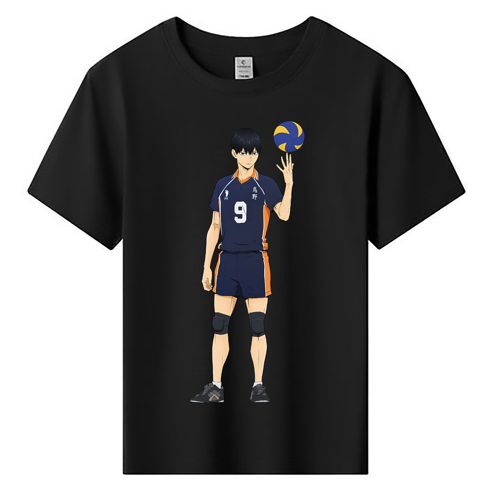 （画像用） ハイキュー!! Haikyu!! 綿100％キッズTシャツ（フロントプリント）