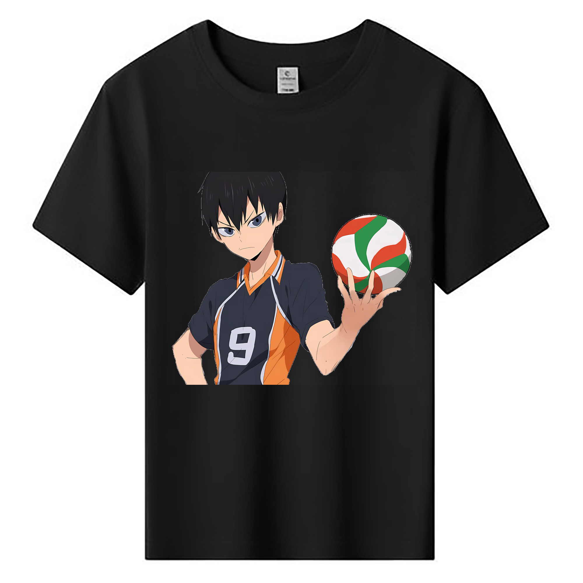 （画像用） ハイキュー!! Haikyu!! 綿100％キッズTシャツ（フロントプリント）