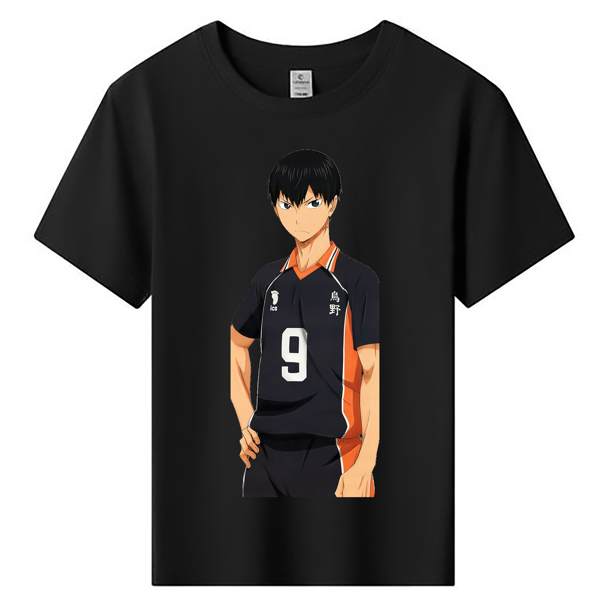 （画像用） ハイキュー!! Haikyu!! 綿100％キッズTシャツ（フロントプリント）