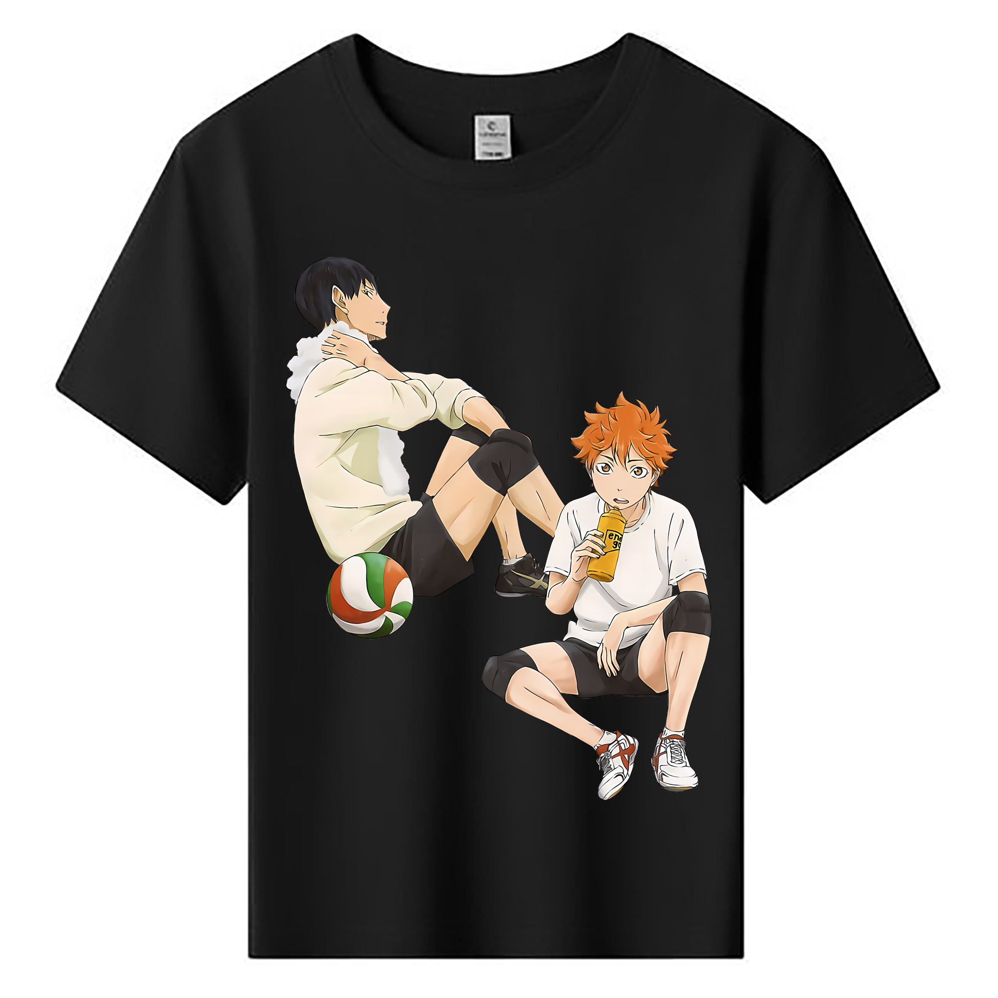 （画像用） ハイキュー!! Haikyu!! 綿100％キッズTシャツ（フロントプリント）