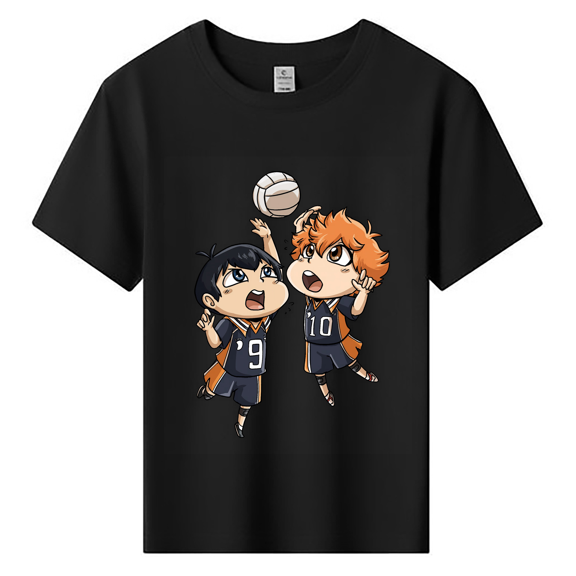 （画像用） ハイキュー!! Haikyu!! 綿100％キッズTシャツ（フロントプリント）