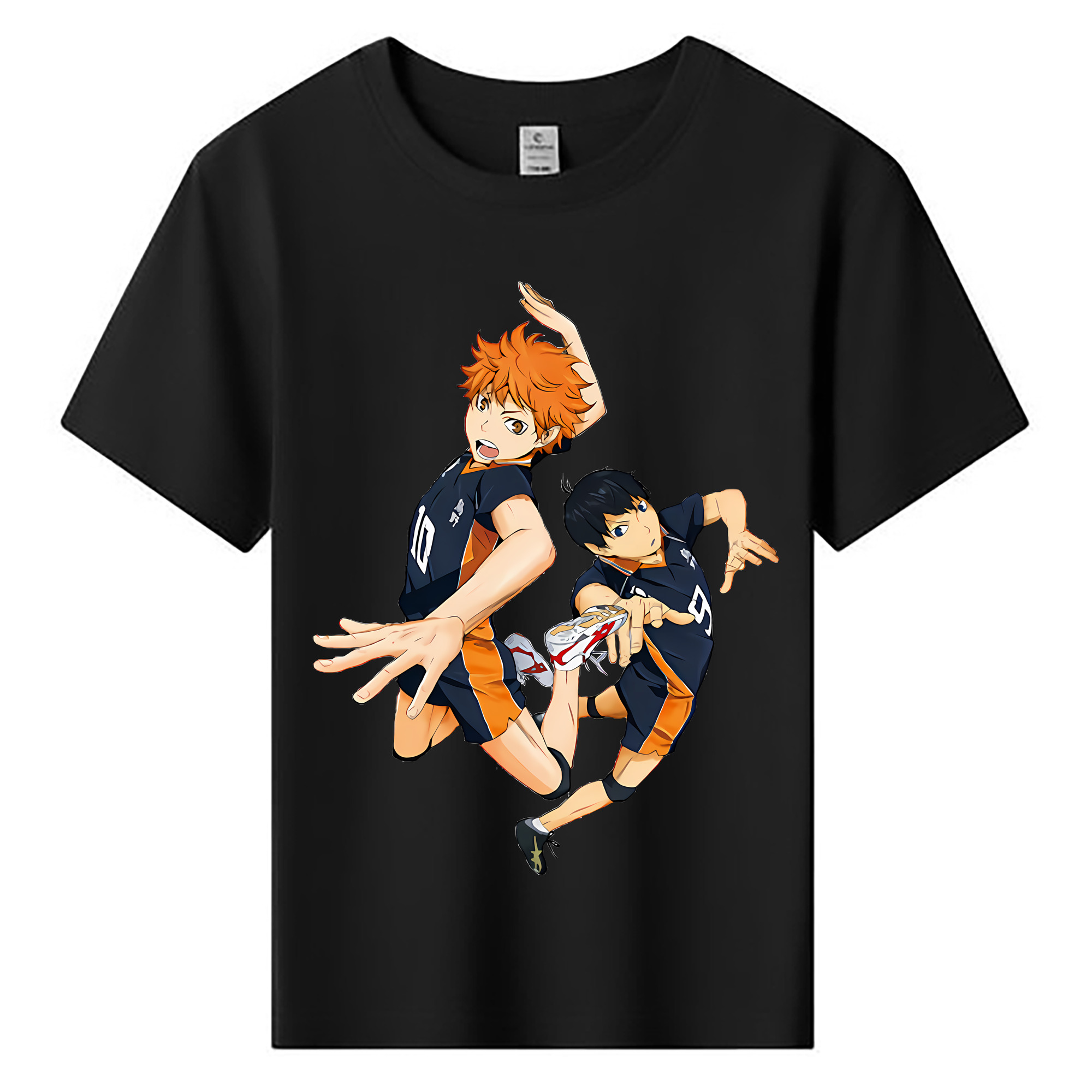 （画像用） ハイキュー!! Haikyu!! 綿100％キッズTシャツ（フロントプリント）