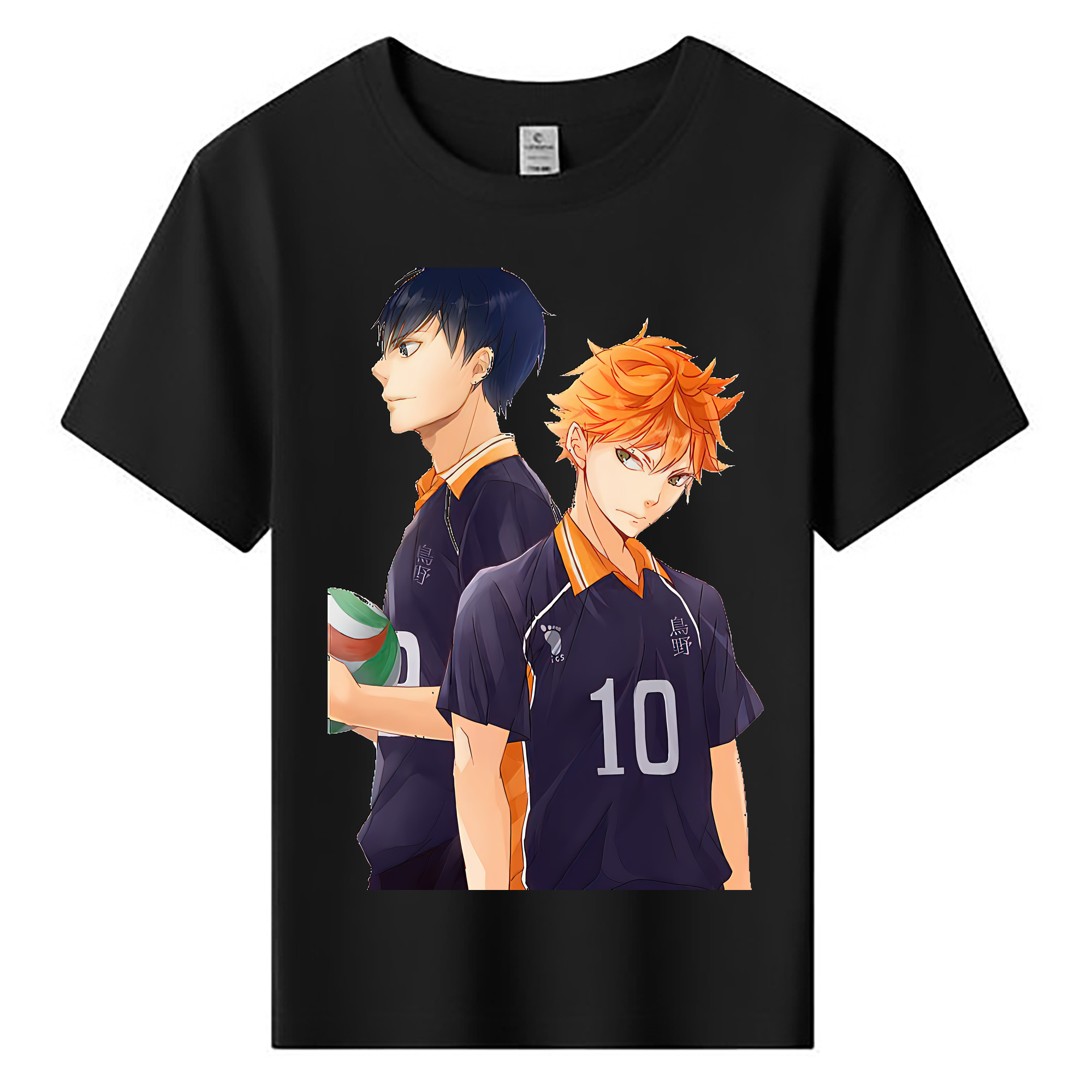 （画像用） ハイキュー!! Haikyu!! 綿100％キッズTシャツ（フロントプリント）