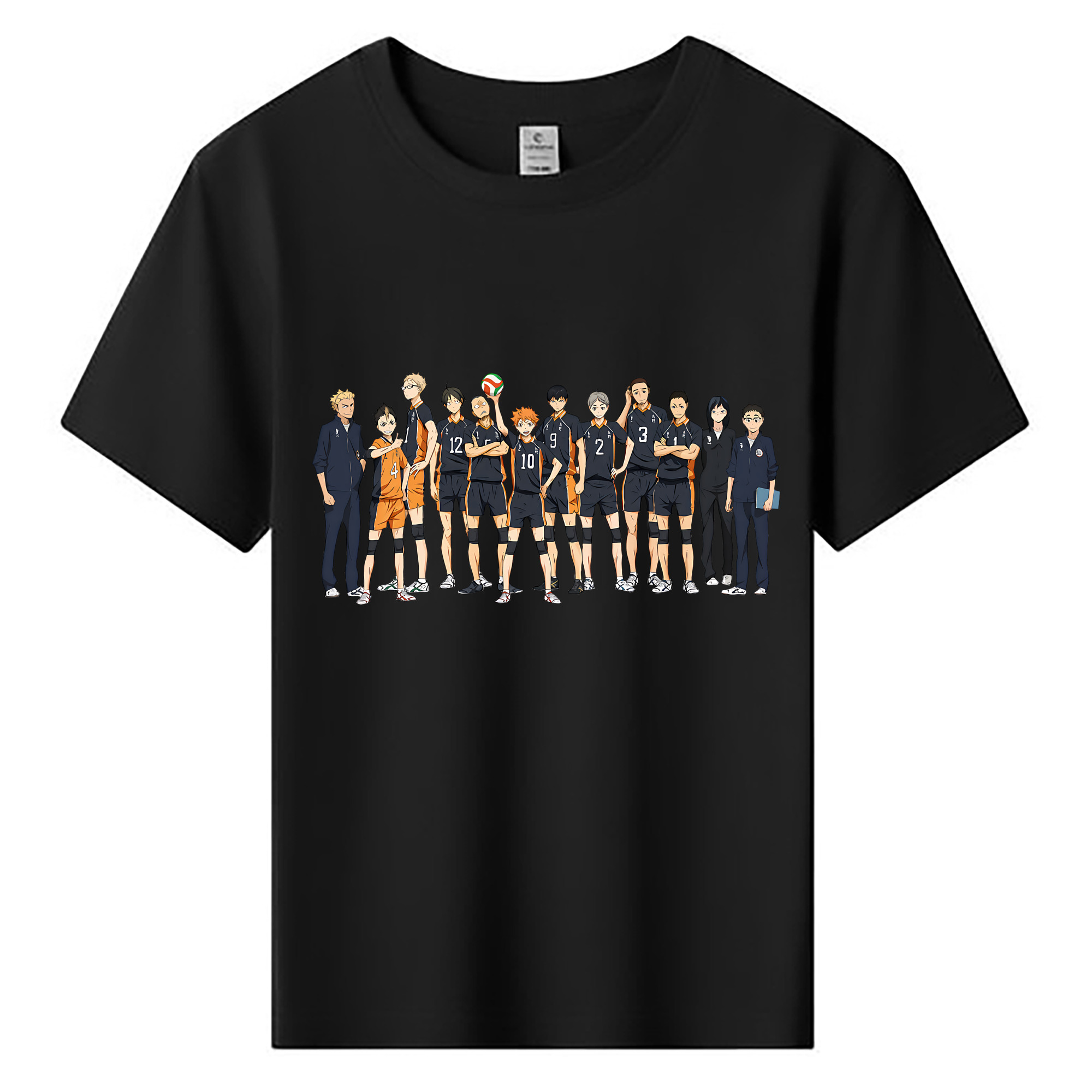 （画像用） ハイキュー!! Haikyu!! 綿100％キッズTシャツ（フロントプリント）