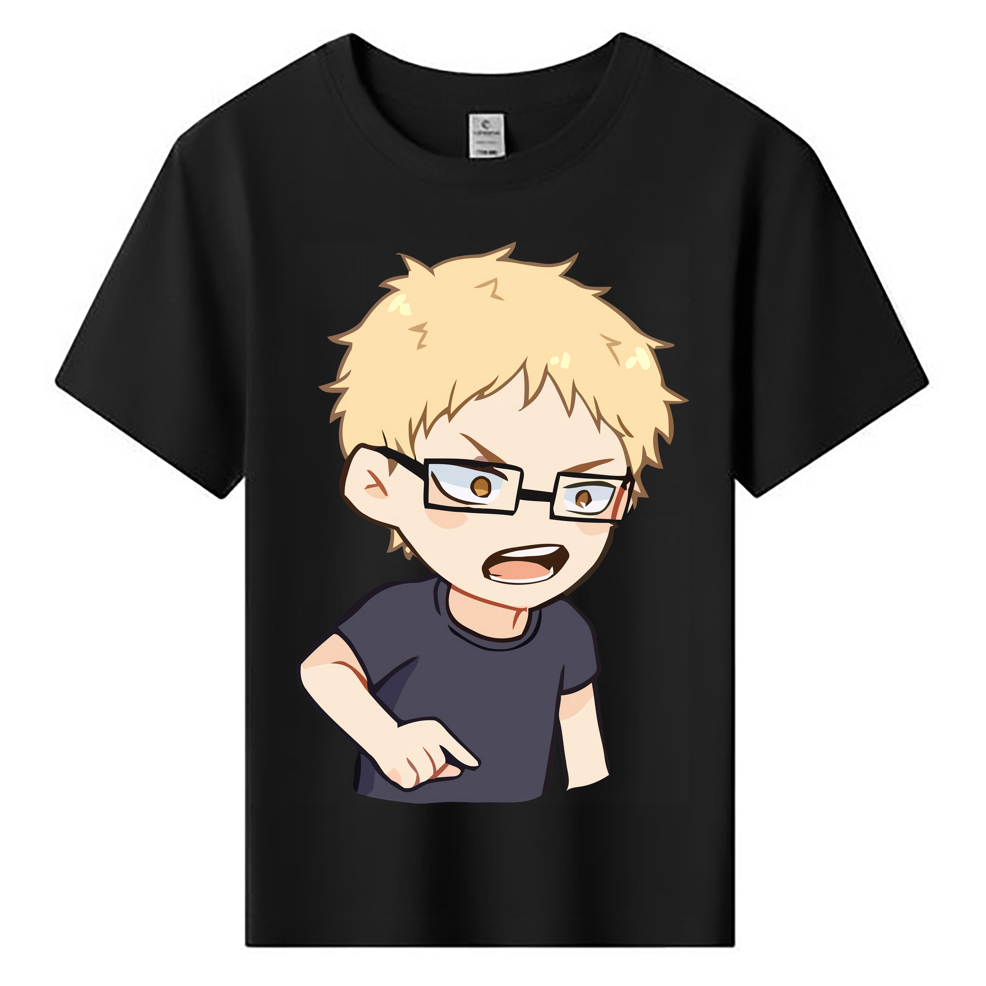 （画像用） ハイキュー!! Haikyu!! 綿100％キッズTシャツ（フロントプリント）