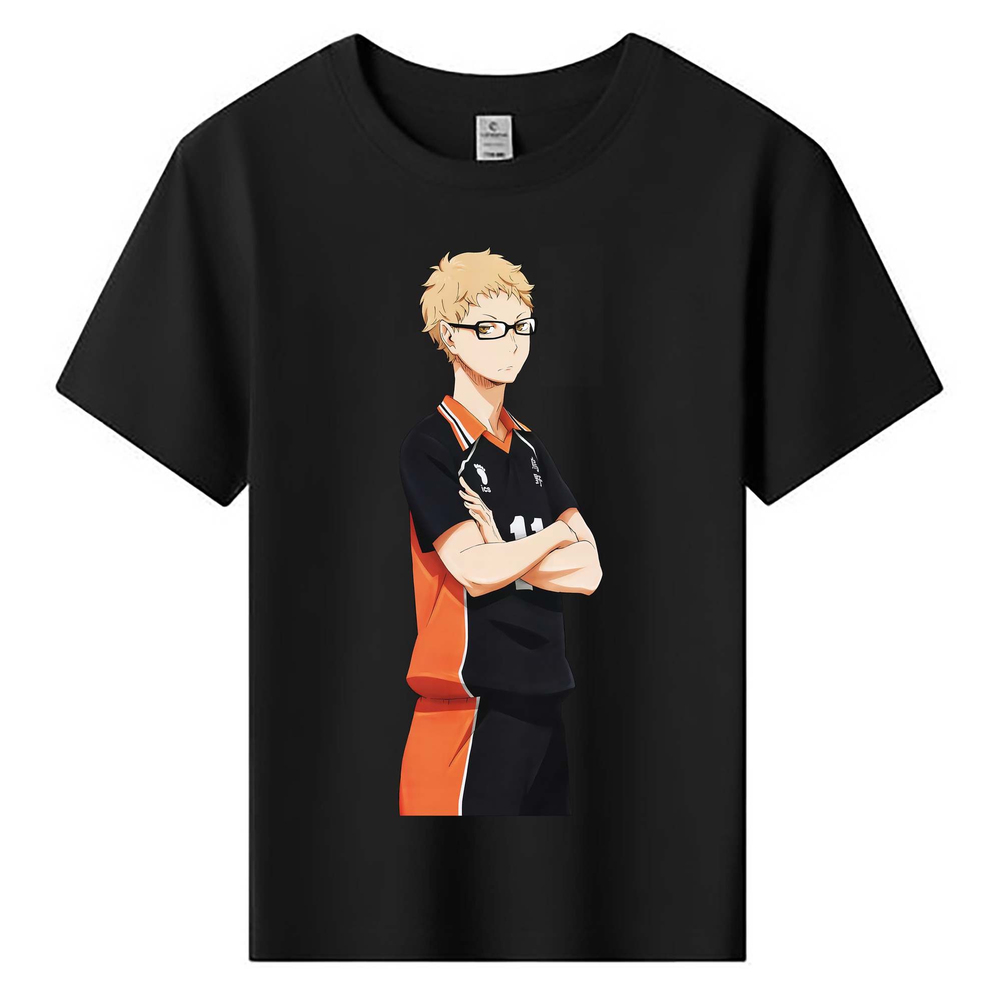 （画像用） ハイキュー!! Haikyu!! 綿100％キッズTシャツ（フロントプリント）