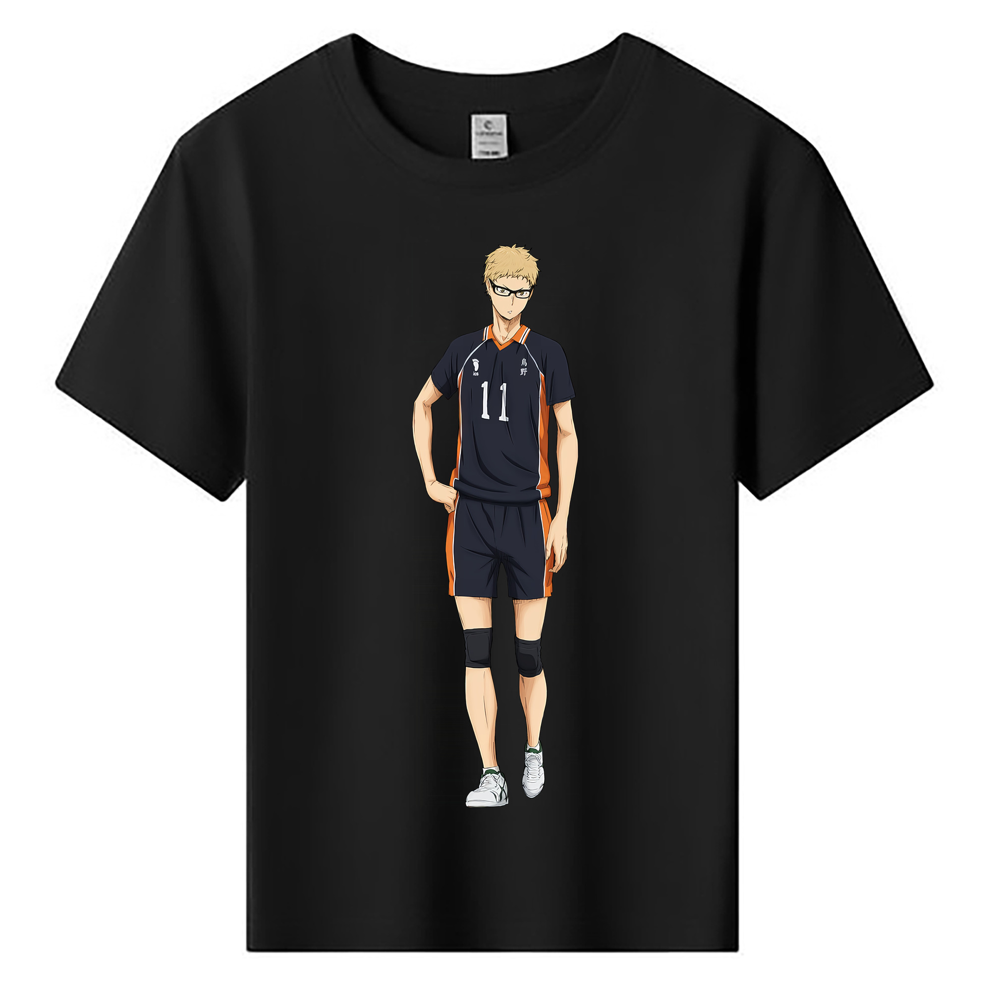 （画像用） ハイキュー!! Haikyu!! 綿100％キッズTシャツ（フロントプリント）