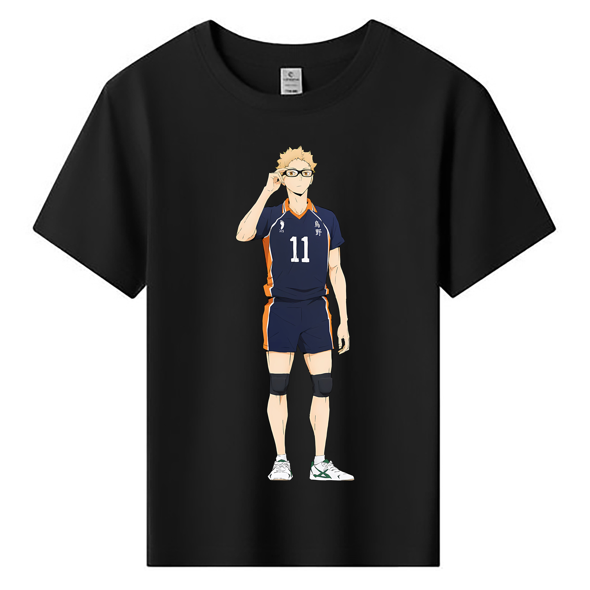 （画像用） ハイキュー!! Haikyu!! 綿100％キッズTシャツ（フロントプリント）
