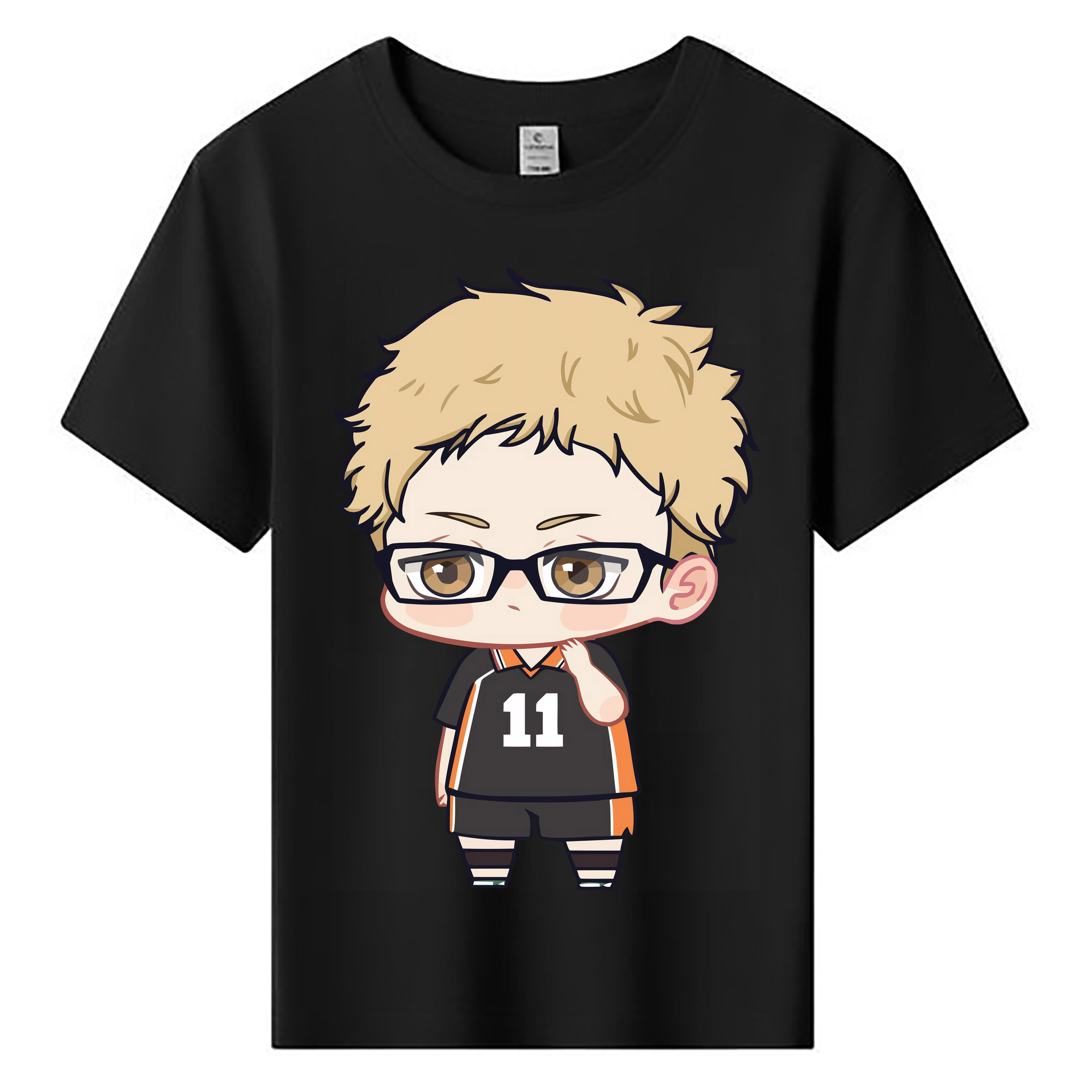 （画像用） ハイキュー!! Haikyu!! 綿100％キッズTシャツ（フロントプリント）