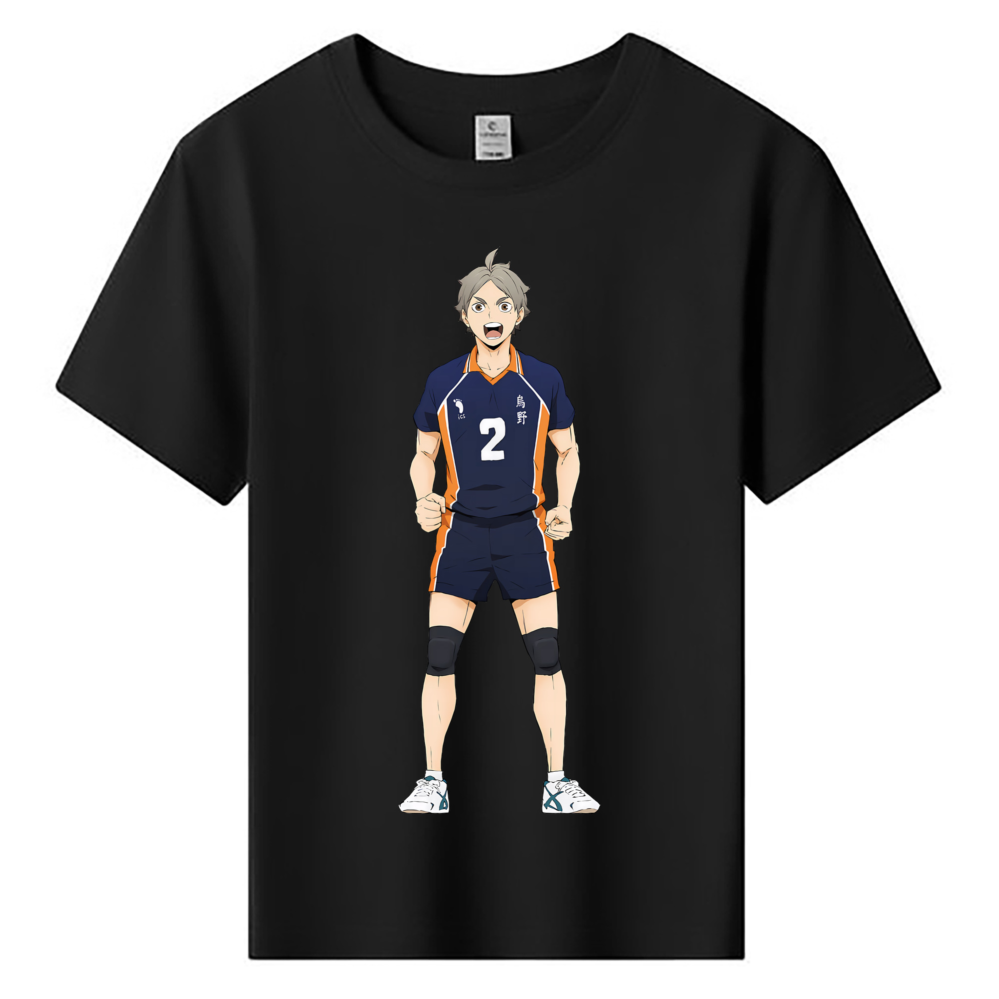 （画像用） ハイキュー!! Haikyu!! 綿100％キッズTシャツ（フロントプリント）