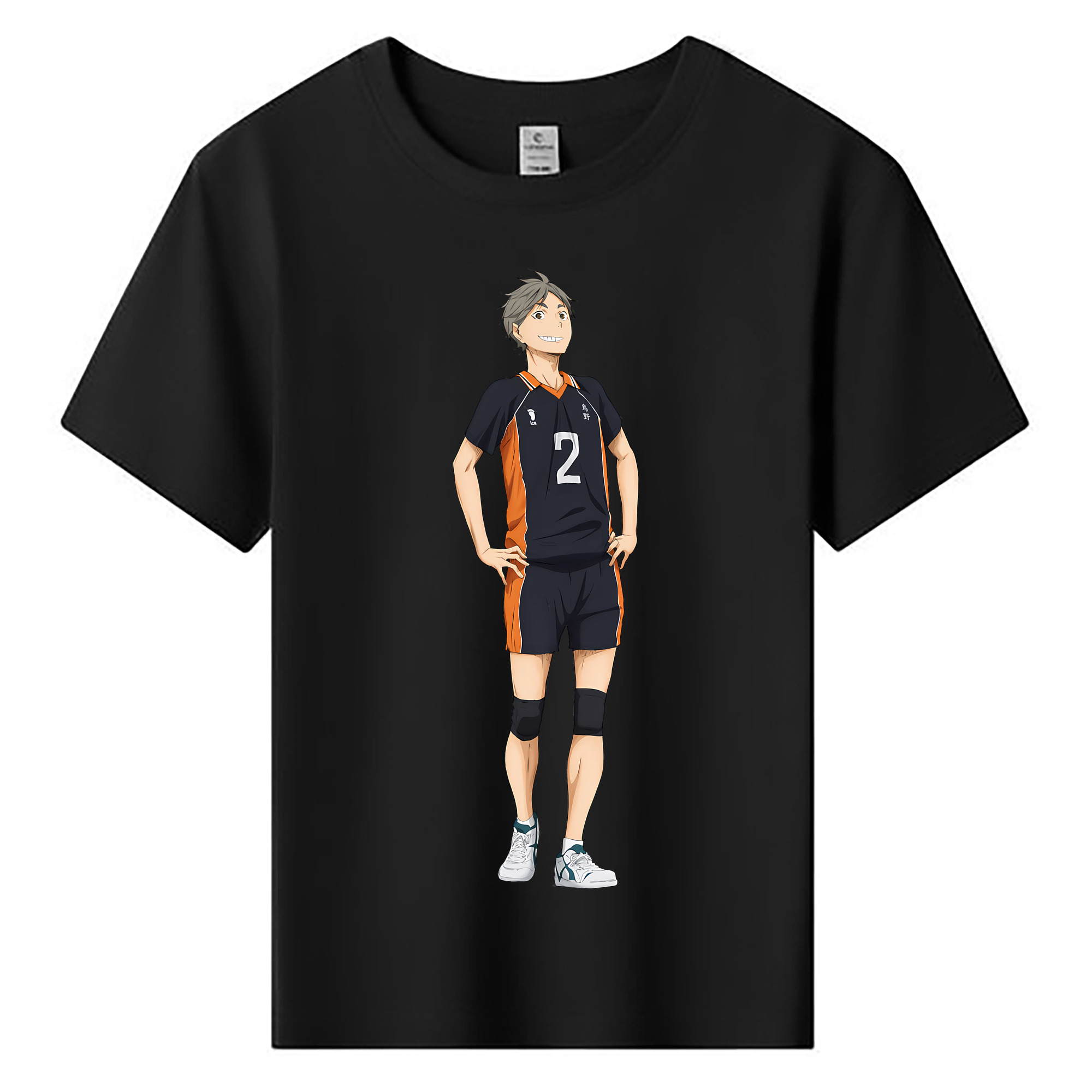 （画像用） ハイキュー!! Haikyu!! 綿100％キッズTシャツ（フロントプリント）