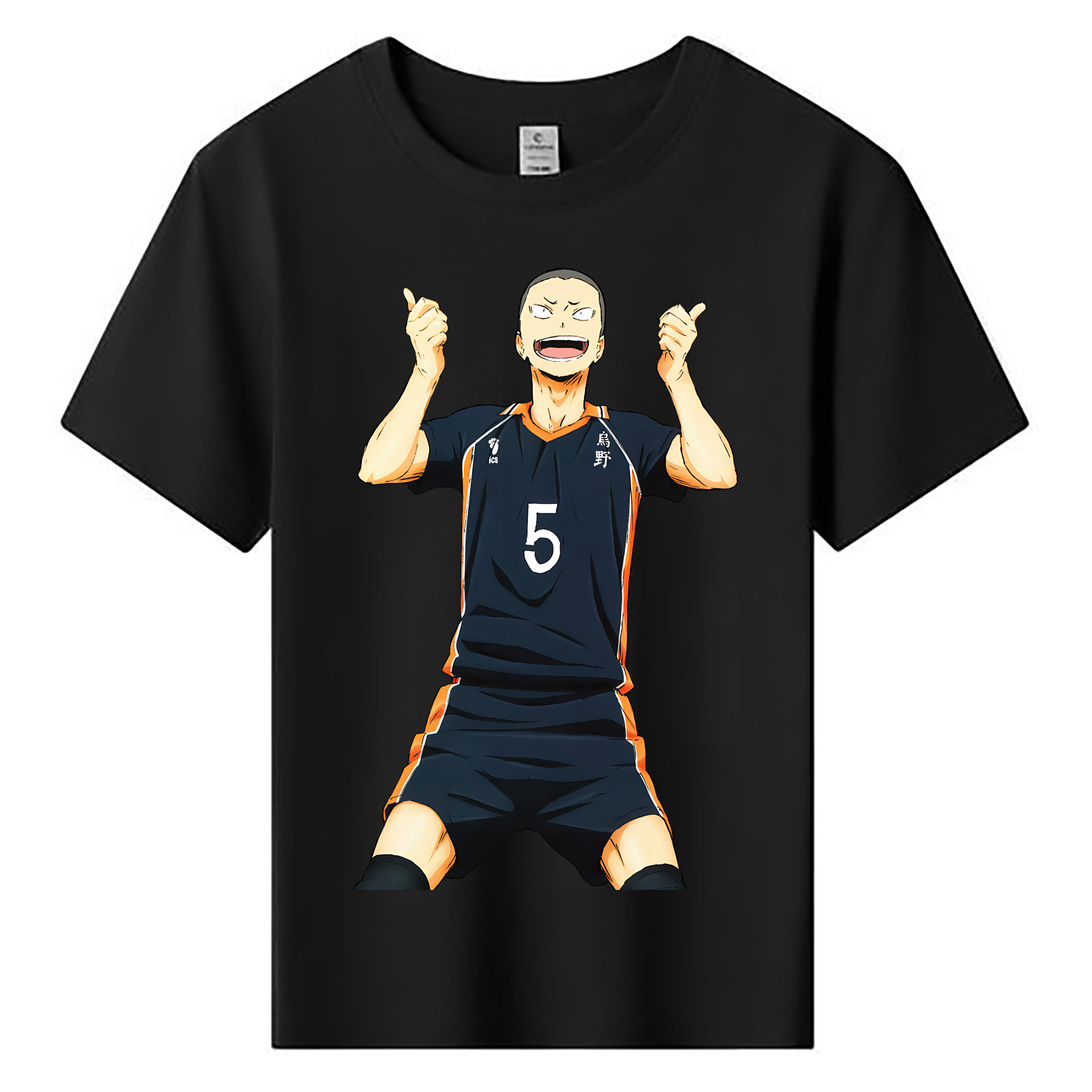 （画像用） ハイキュー!! Haikyu!! 綿100％キッズTシャツ（フロントプリント）
