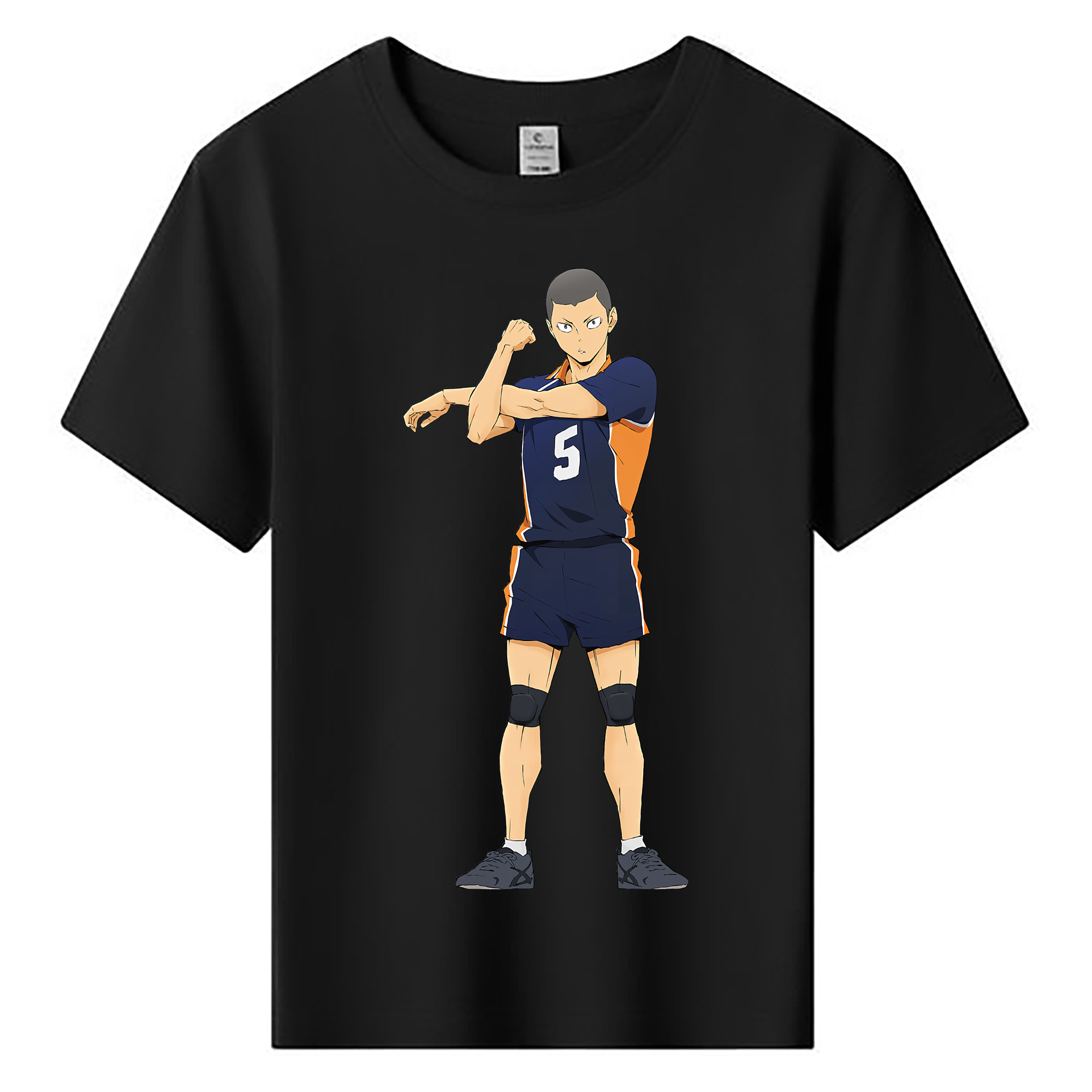 （画像用） ハイキュー!! Haikyu!! 綿100％キッズTシャツ（フロントプリント）