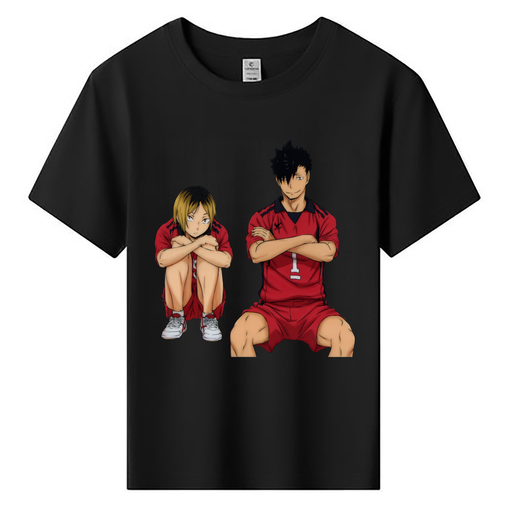 （画像用） ハイキュー!! Haikyu!! 綿100％キッズTシャツ（フロントプリント）