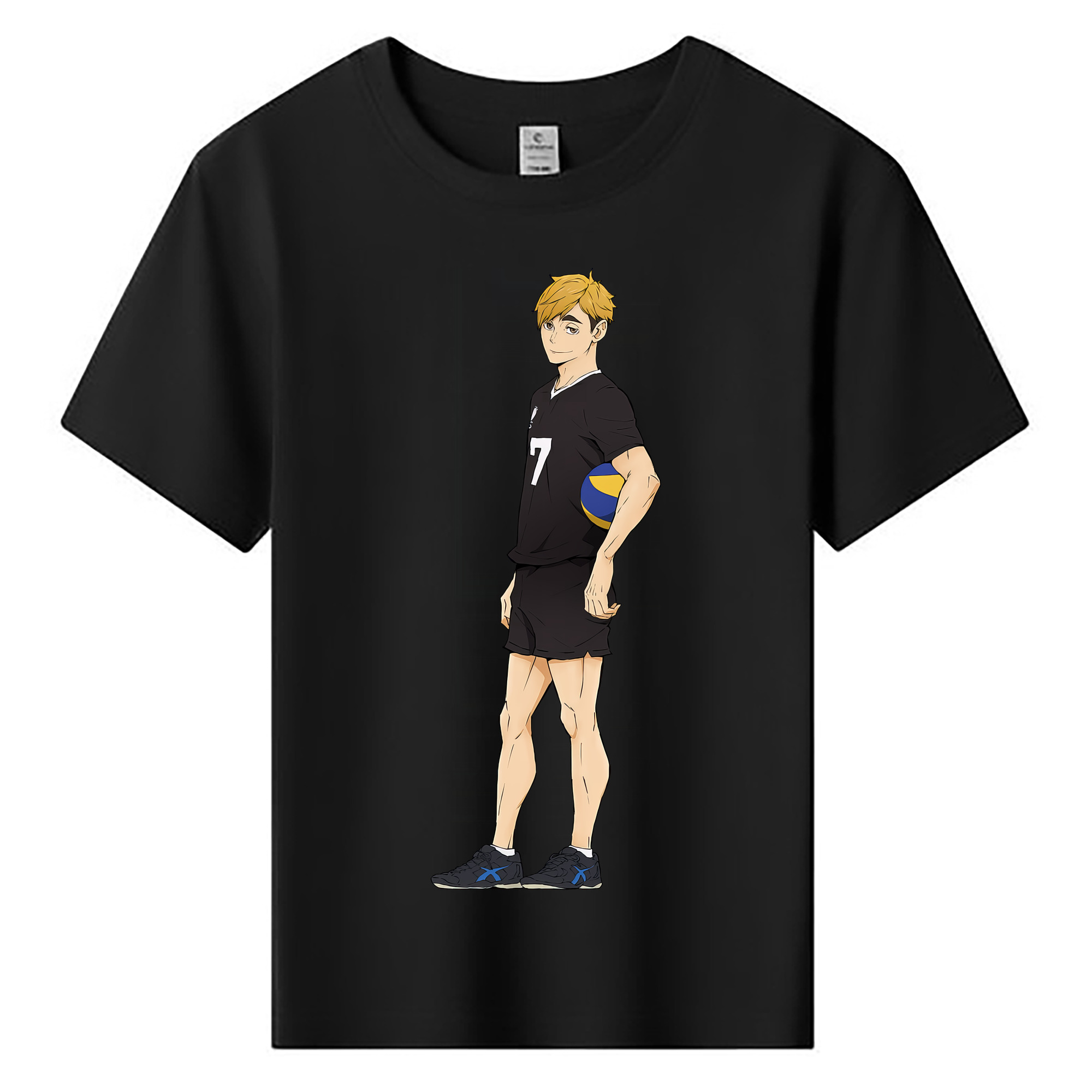 （画像用） ハイキュー!! Haikyu!! 綿100％キッズTシャツ（フロントプリント）