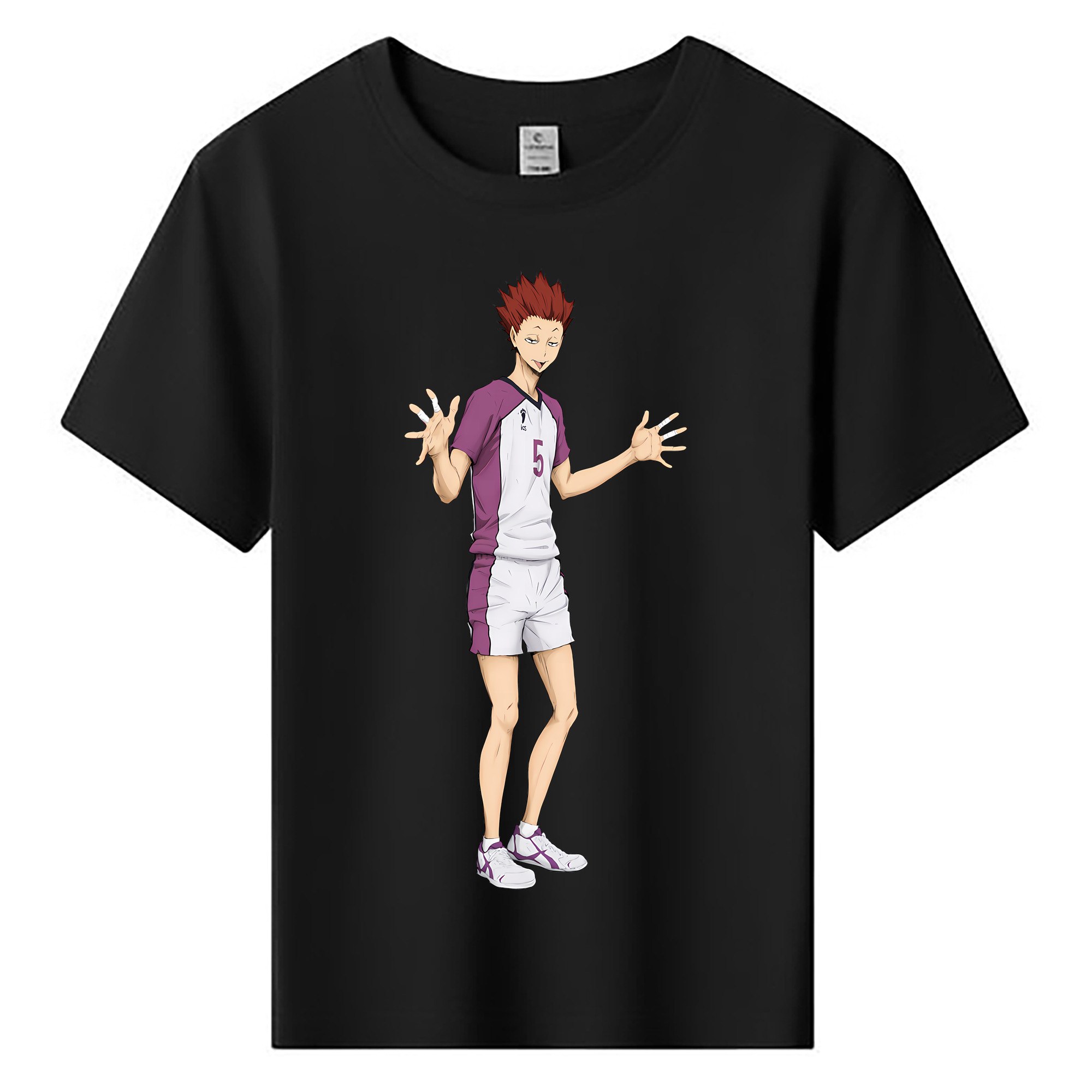 （画像用） ハイキュー!! Haikyu!! 綿100％キッズTシャツ（フロントプリント）