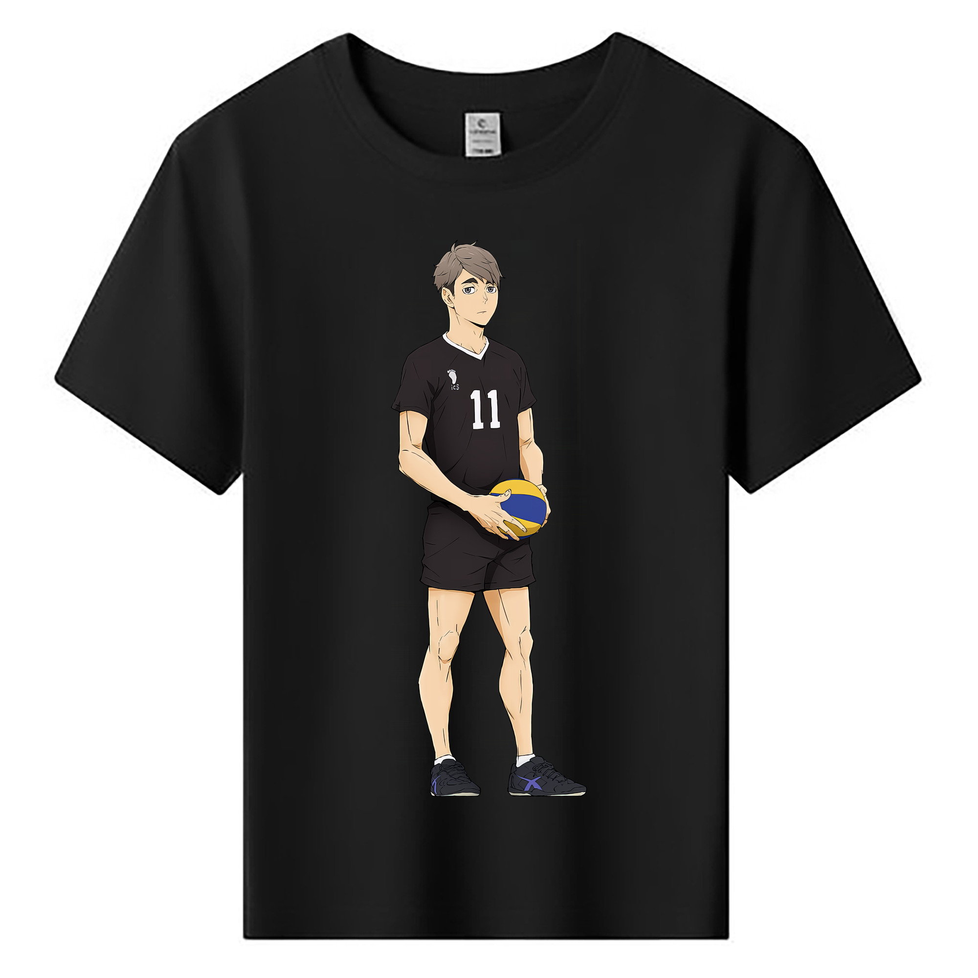 （画像用） ハイキュー!! Haikyu!! 綿100％キッズTシャツ（フロントプリント）