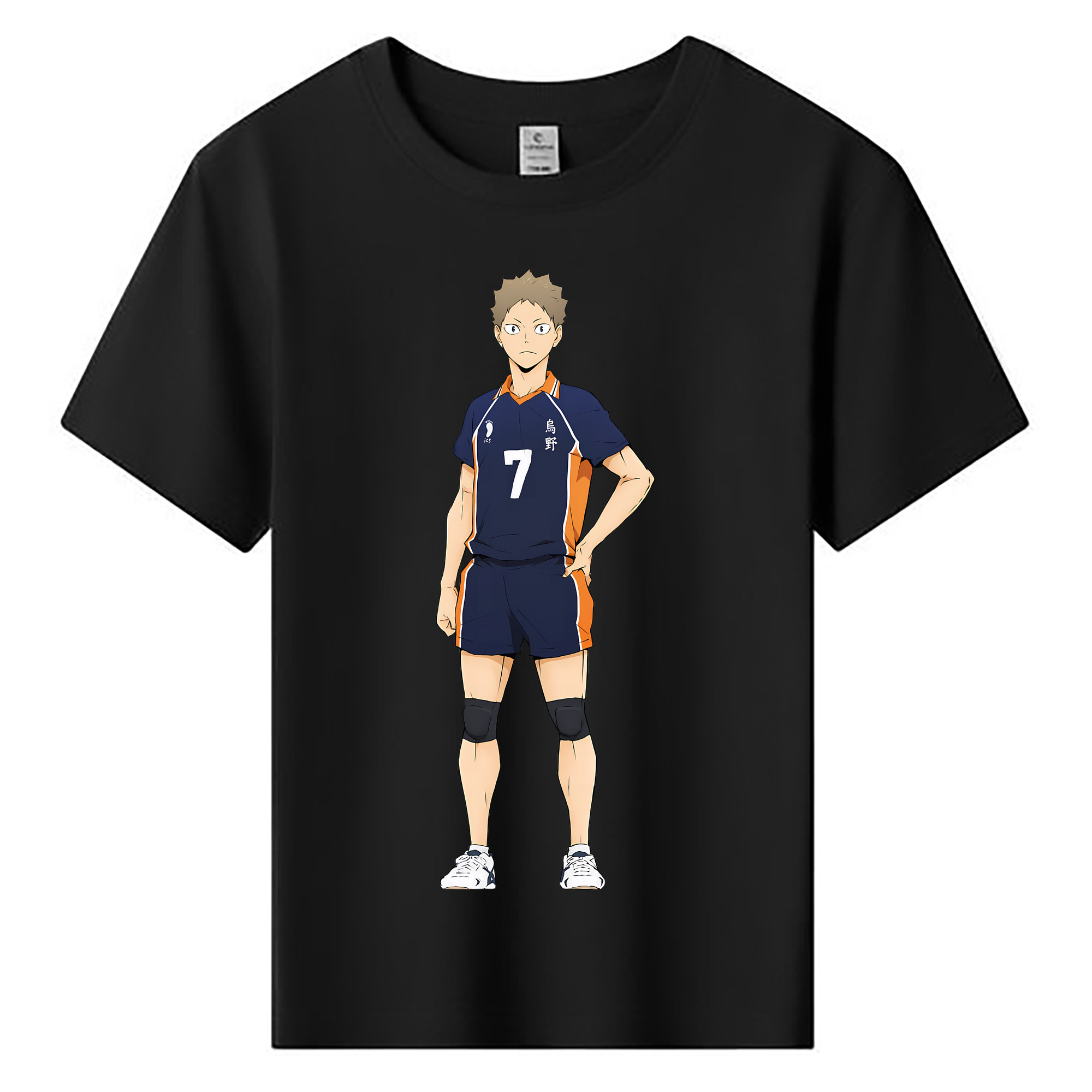 （画像用） ハイキュー!! Haikyu!! 綿100％キッズTシャツ（フロントプリント）