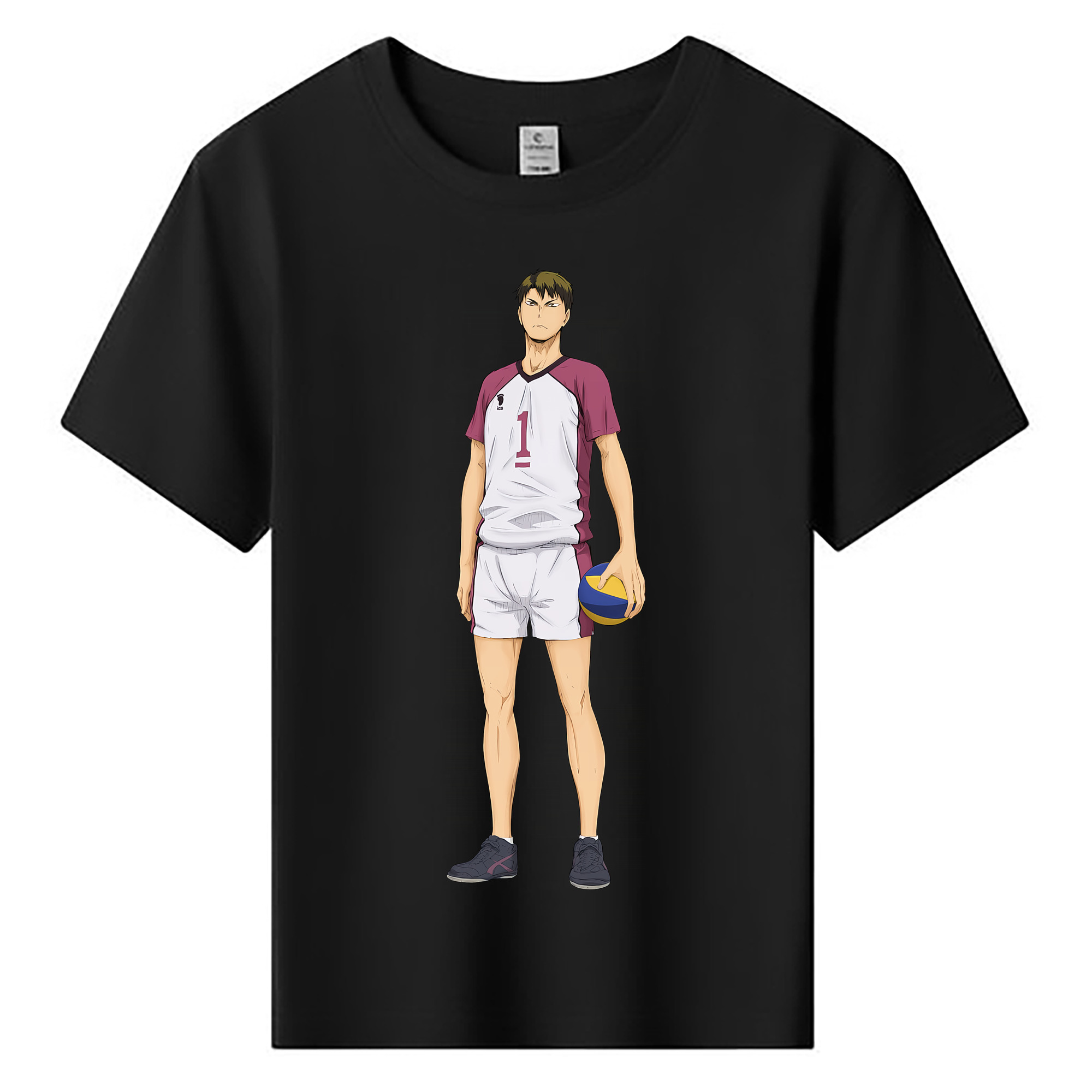 （画像用） ハイキュー!! Haikyu!! 綿100％キッズTシャツ（フロントプリント）