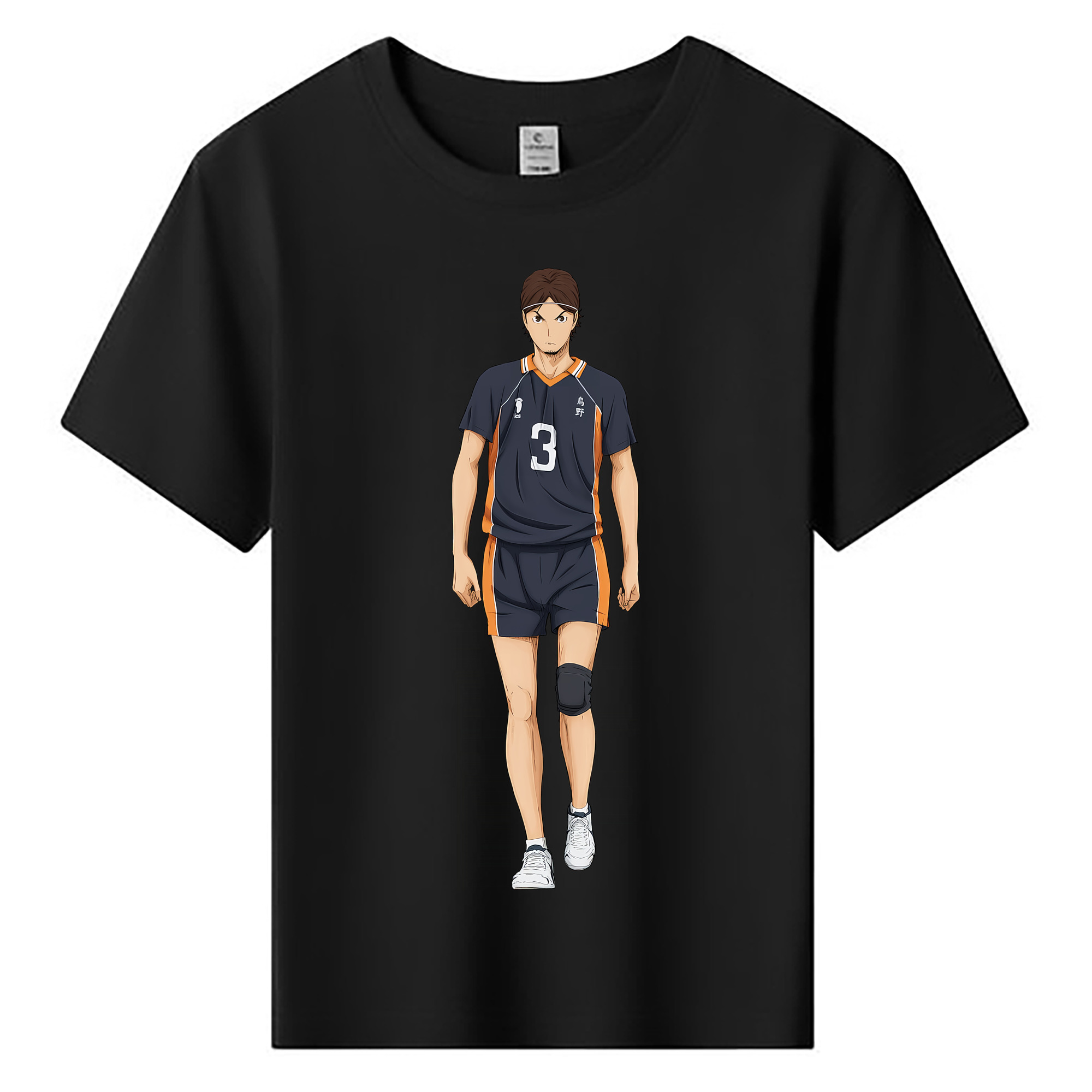 （画像用） ハイキュー!! Haikyu!! 綿100％キッズTシャツ（フロントプリント）