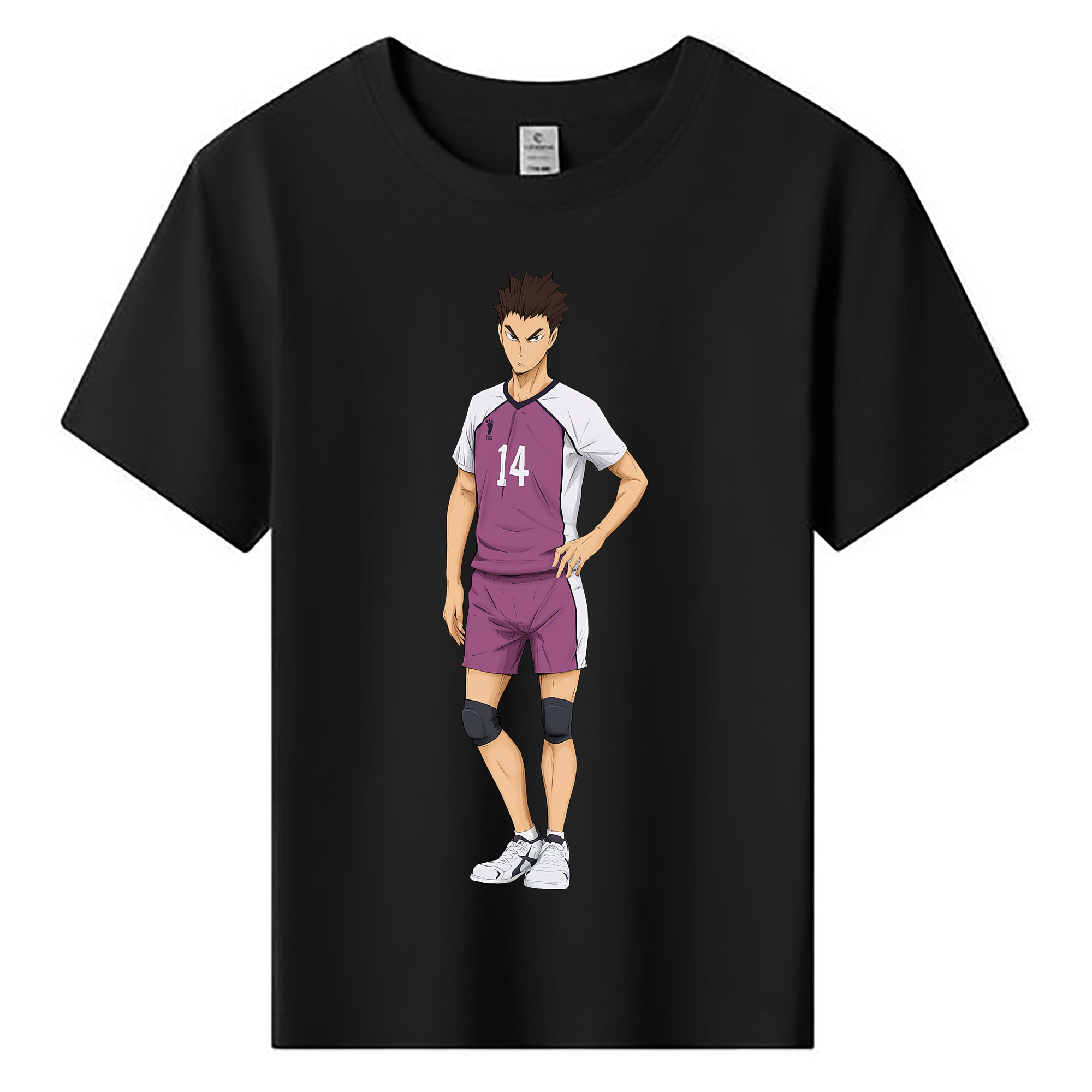 （画像用） ハイキュー!! Haikyu!! 綿100％キッズTシャツ（フロントプリント）