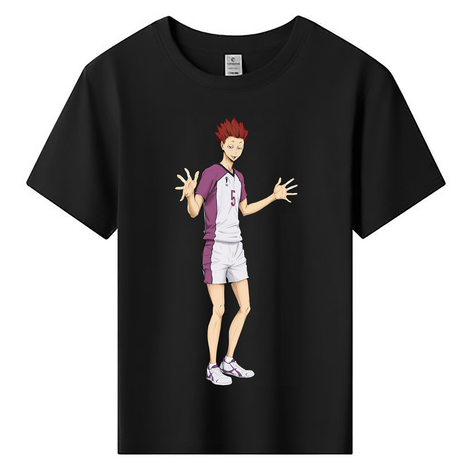 （画像用） ハイキュー!! Haikyu!! 綿100％キッズTシャツ（フロントプリント）