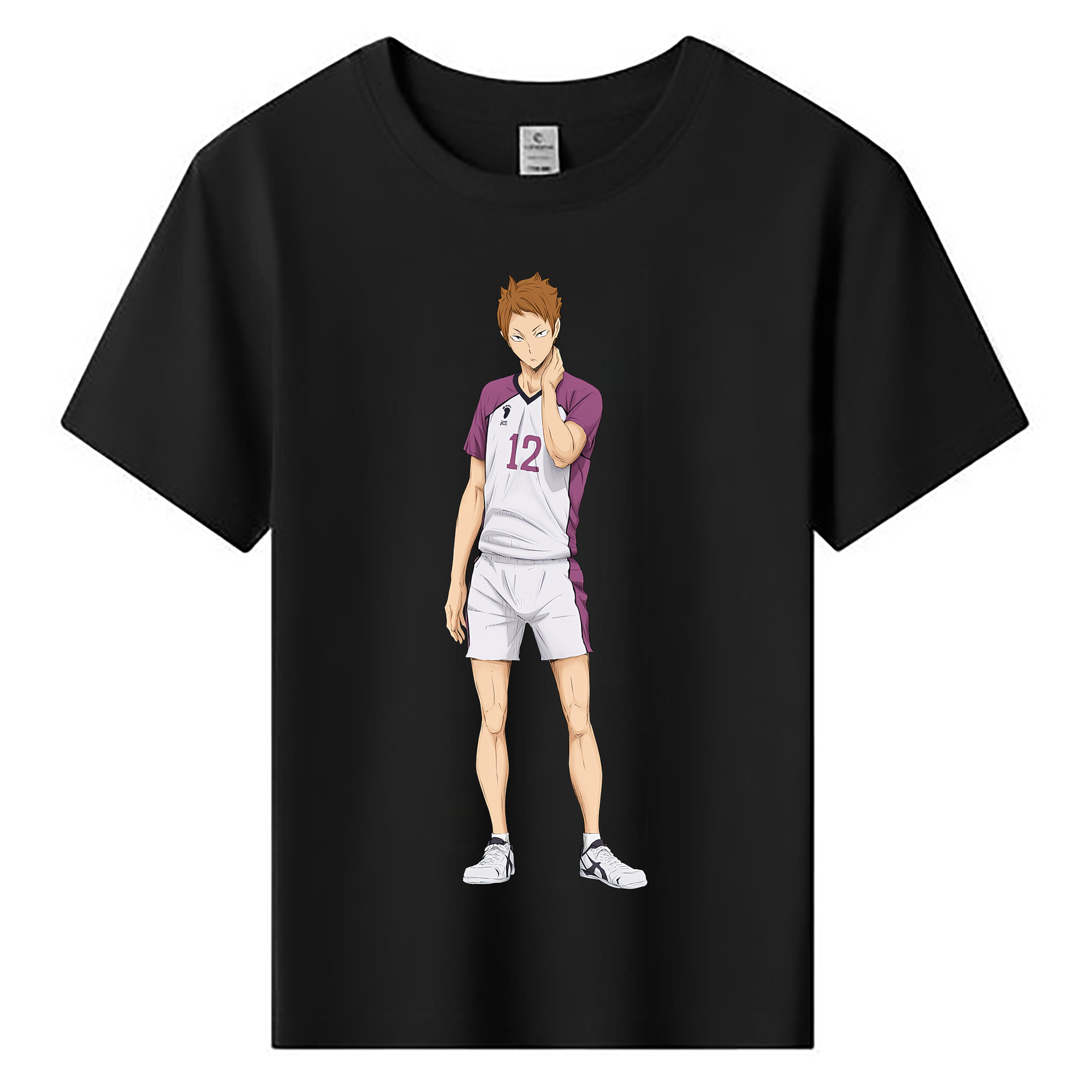 （画像用） ハイキュー!! Haikyu!! 綿100％キッズTシャツ（フロントプリント）