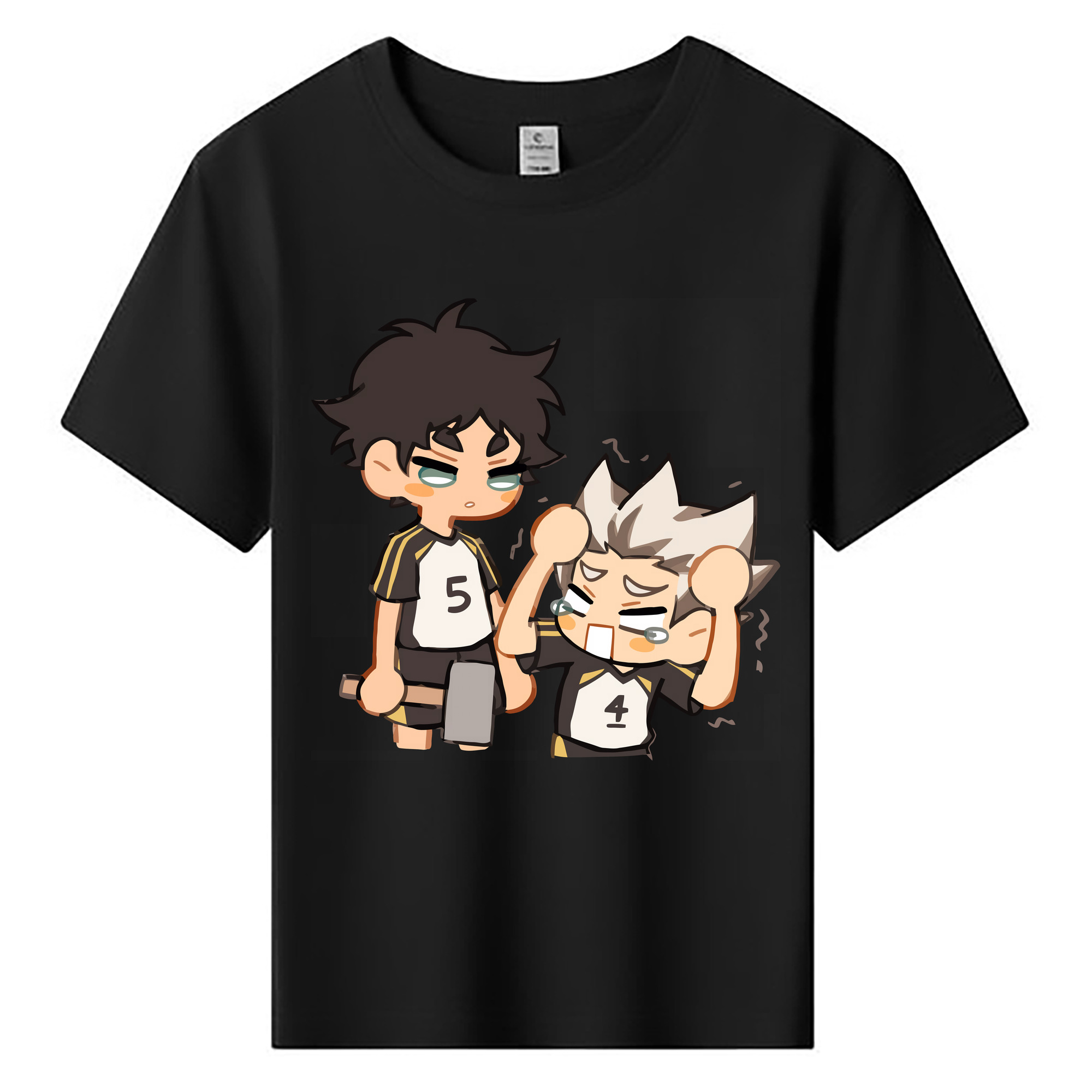 （画像用） ハイキュー!! Haikyu!! 綿100％キッズTシャツ（フロントプリント）