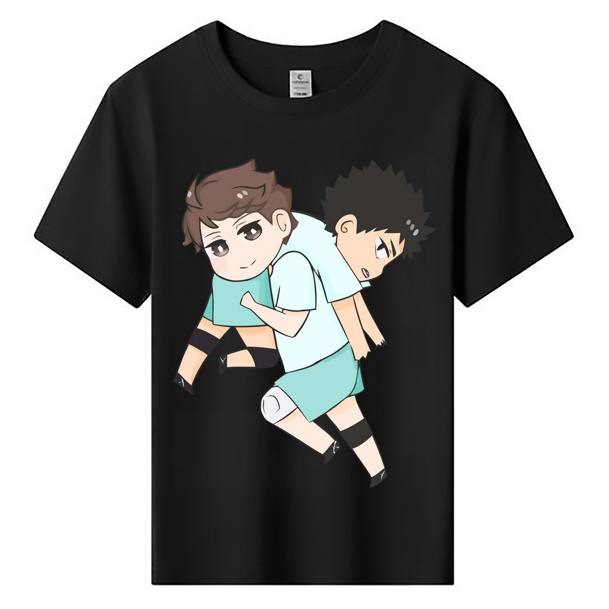 （画像用） ハイキュー!! Haikyu!! 綿100％キッズTシャツ（フロントプリント）