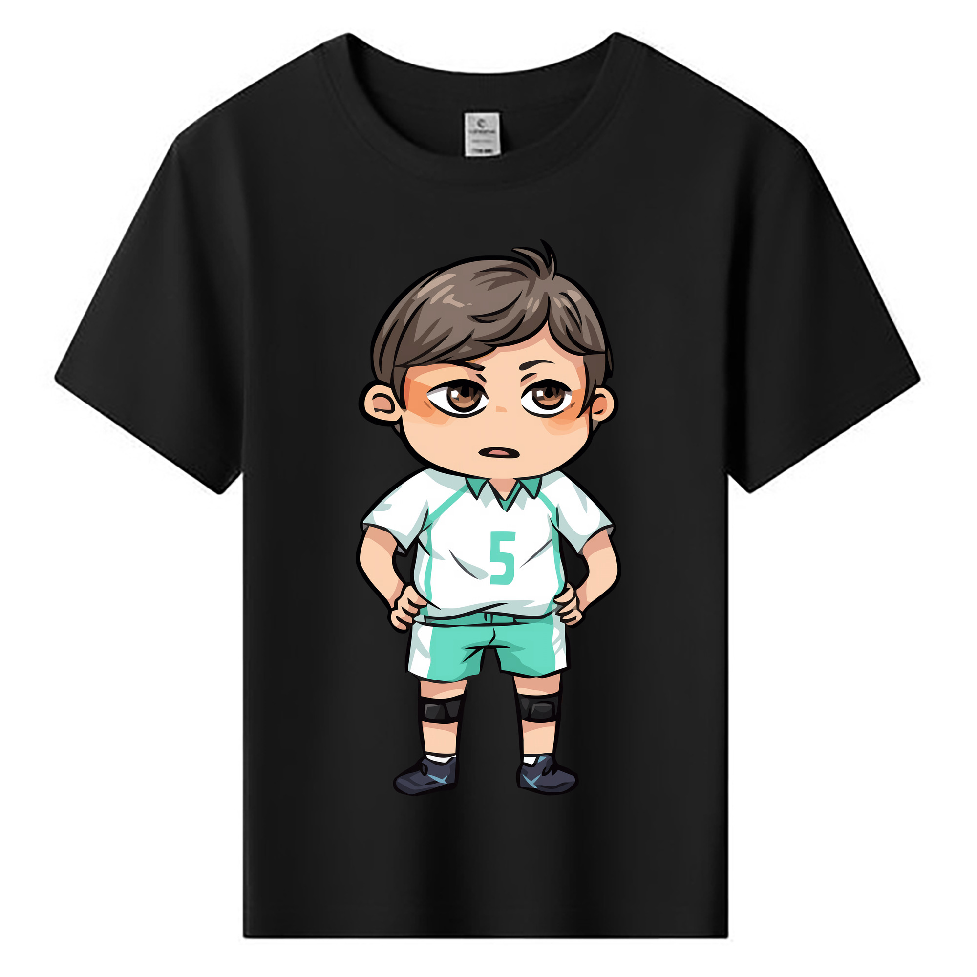 （画像用） ハイキュー!! Haikyu!! 綿100％キッズTシャツ（フロントプリント）