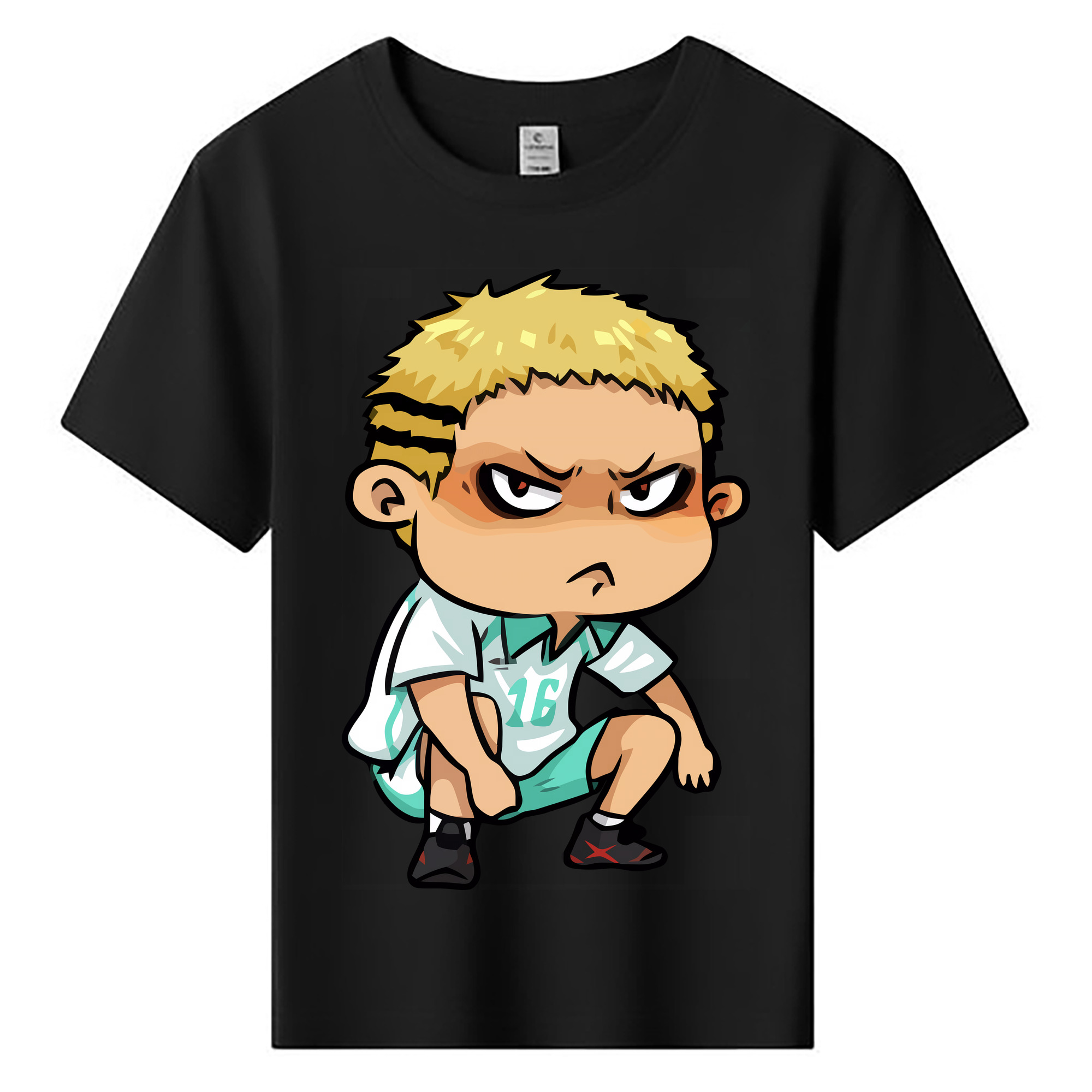 （画像用） ハイキュー!! Haikyu!! 綿100％キッズTシャツ（フロントプリント）